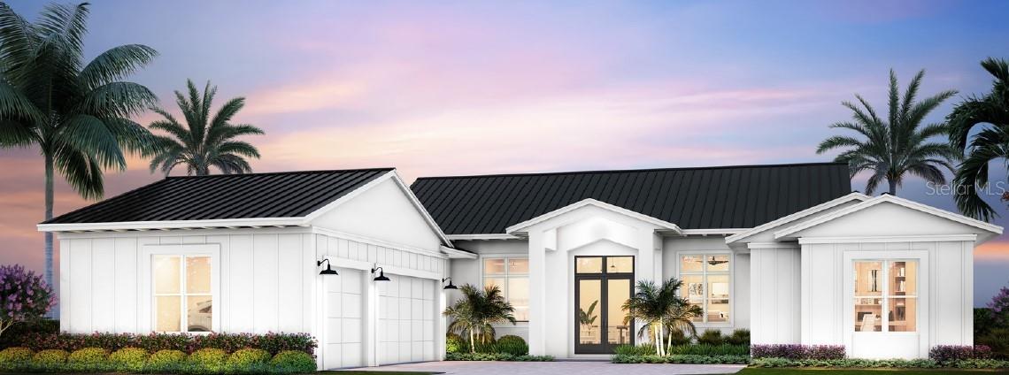 Under Construction. Welcome to Issa Homes at SeaFlower, a curated collection of luxury estate homes nestled on expansive 80-foot homesites overlooking Lake Flores. This visionary, master-planned community in Northwest Bradenton draws inspiration from charming Old Florida coastal towns. Enjoy scenic trails for walking, biking, and golf carts connecting you to the SeaFlower Village Center and the incredible amenities at The Garden Club.
This Preston model offers over 3,000 square feet of thoughtfully designed, air-conditioned living space, including 4 bedrooms, 4.5 bathrooms. The home features soaring 12-foot ceilings in the living areas, elegant kitchens with 42” upper cabinets, GE Café appliances, and a walk-in pantry. Impact-rated windows and doors, hurricane shingles, brick paver driveways, and professionally landscaped exteriors ensure durability and curb appeal.
The listed price includes the lot premium as well as structural additions including a 3-car garage and expansion of the "office" to create a 4th ensuite bedroom. Customize finishes with a selection of designer flooring and bath tiles to reflect your style.
SeaFlower offers the best of Florida’s Gulf Coast—stunning beaches of Anna Maria Island, scenic marinas along the Manatee River, and vibrant cultural and entertainment options in Bradenton, Sarasota, and St. Petersburg—all just minutes away.
At the heart of the community, the exclusive Garden Club serves as your social hub, featuring a Gathering Hall, fitness center, resort-style pool, play area, pickleball courts, and an outdoor amphitheater with an event lawn. The SeaFlower Village Center, anchored by a Publix, places groceries and retail shops just a short bike or golf cart ride from your doorstep.