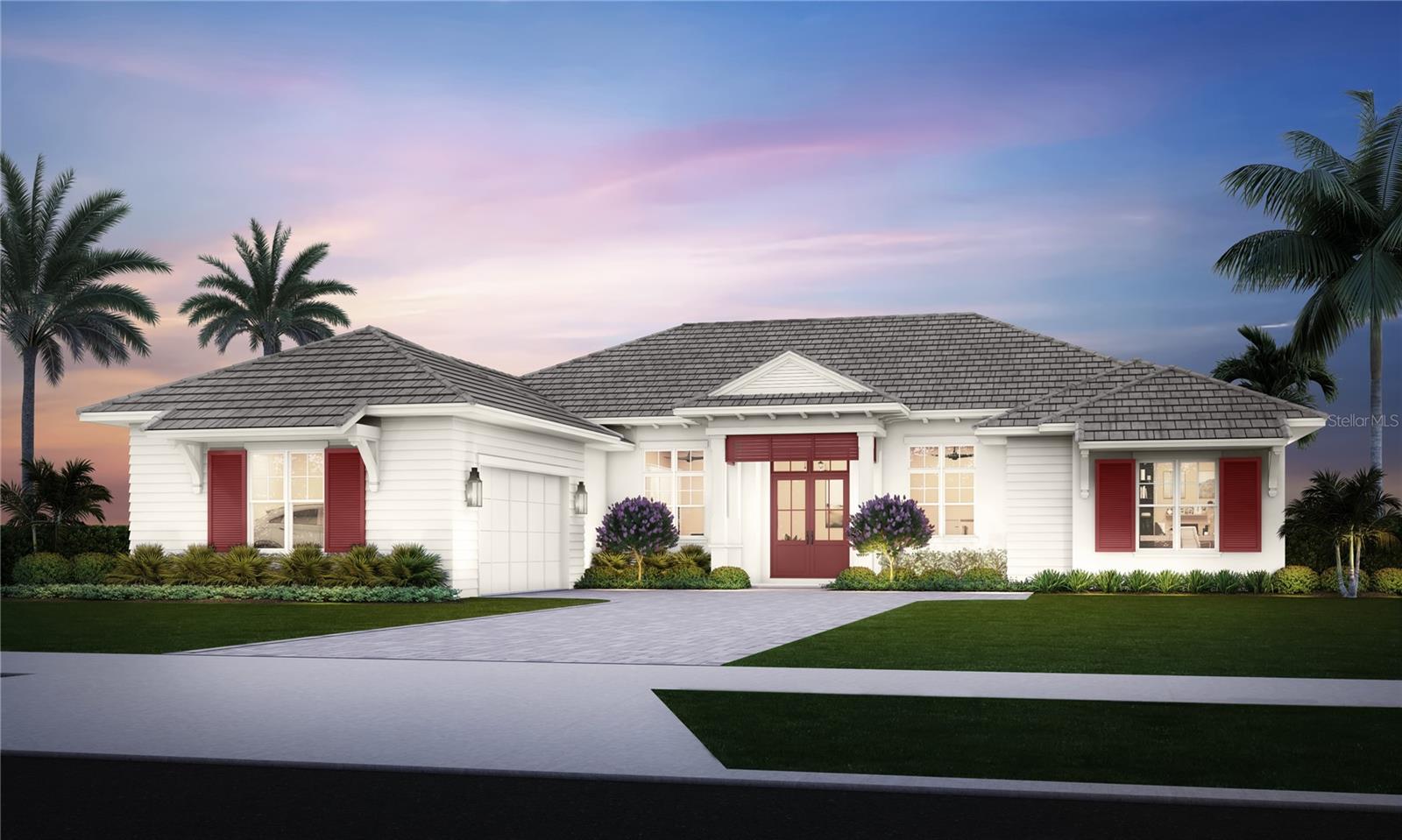 Under Construction. Welcome to Issa Homes at SeaFlower, a curated collection of luxury estate homes nestled on expansive 80-foot homesites overlooking Lake Flores. This visionary, master-planned community in Northwest Bradenton draws inspiration from charming Old Florida coastal towns. Enjoy scenic trails for walking, biking, and golf carts connecting you to the SeaFlower Village Center and the incredible amenities at The Garden Club.
The Preston model offers over 2,900 square feet of thoughtfully designed, air-conditioned living space, including 3 bedrooms, 3.5 bathrooms, a versatile study, and a spacious laundry room. The home features soaring 12-foot ceilings in the living areas, elegant kitchens with 42” upper cabinets, GE Café appliances, and a walk-in pantry. Impact-rated windows and doors, hurricane shingles, brick paver driveways, and professionally landscaped exteriors ensure durability and curb appeal.
The listed price includes the lot premium, and buyers may choose between two architectural elevations—Coastal or West Indies—to personalize their home’s exterior. Additional personalization options include a club room for family gatherings, an attached one-bedroom casita for guests, and an expanded three-car garage. Customize finishes with a selection of designer flooring and bath tiles to reflect your style.
SeaFlower offers the best of Florida’s Gulf Coast—stunning beaches of Anna Maria Island, scenic marinas along the Manatee River, and vibrant cultural and entertainment options in Bradenton, Sarasota, and St. Petersburg—all just minutes away.
At the heart of the community, the exclusive Garden Club serves as your social hub, featuring a Gathering Hall, fitness center, resort-style pool, play area, pickleball courts, and an outdoor amphitheater with an event lawn. The SeaFlower Village Center, anchored by a Publix, places groceries and retail shops just a short bike or golf cart ride from your doorstep.