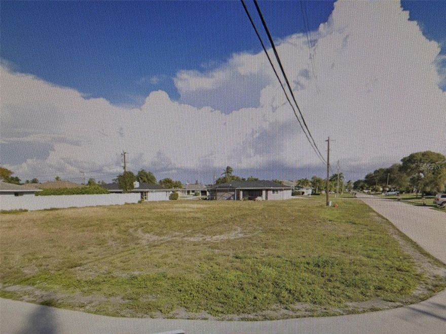 BEAUTIFUL CORNER LOT.  One of the best priced properties in South Cape Coral with all assessments paid.  Oversized, cleared.....put this one on the list to see!