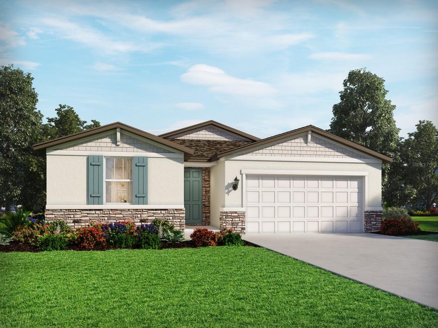 Brand new, energy-efficient home available by Mar 2026! The Essex's versatile flex space can be used as a gaming area, home office or hobby space. The kitchen features a work island that overlooks the great room and dining area. Three full baths make morning routines easier. The Grove at Stuart Crossing Classic Series offers single-family homes with open-concept floorplans in Bartow, FL. Convenient to several major highways, this community is ideal for those who commute to Lakeland, Tampa and Orlando. Residents will enjoy amazing amenities that include a resort-style pool, clubhouse, fitness center, pickleball courts, playground, dog park, trails and more.  Each of our homes is built with innovative, energy-efficient features designed to help you enjoy more savings, better health, real comfort and peace of mind.