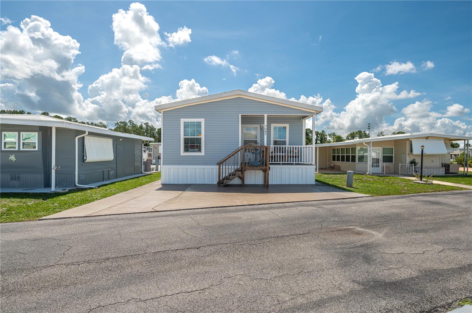 Welcome to Fairview Village, a beautifully maintained 55+ resident-owned cooperative community located in the heart of Winter Haven, Florida. A 2-bedroom, 2-bathroom 2022 manufactured home offers the perfect blend of modern living, affordability, and active lifestyle in one of Central Florida’s most desirable locations. Step inside to discover a bright and open floor plan with vinyl plank flooring, and a spacious living and dining area—perfect for entertaining or relaxing. The kitchen features brand-new appliances, ample cabinetry, and a large open space. The primary bedroom suite offers generous closet space and an en-suite bath. A second bedroom and full guest bathroom provide comfort for overnight guests or the perfect flex space for an office or hobby room. Enjoy Florida’s sunny weather year-round and take advantage of the low-maintenance lifestyle and convenient outdoor storage. Fairview Village is a well-established community offering access to community clubhouse, swimming pool, shuffleboard courts, and planned social activities. Monthly fees cover water, sewer, trash pickup, and common/pool area maintenance, making it an affordable and worry-free choice for retirees or snowbirds. Located just minutes from downtown Winter Haven, you’re close to shopping, dining, medical facilities, and the Chain of Lakes—perfect for fishing, boating, and enjoying the Florida lifestyle.