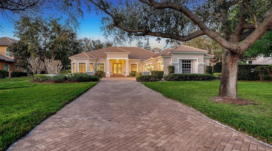 Tucked away on a quiet street within the prestigious Oaks Club, this elegant residence  overlooks the fairway of the Heron 14. This is a rare opportunity to find a home on a premium golf course lot and have the additional privacy of a preserve view across the street. Designed by Toll Brothers, this meticulous 3 bedroom; plus den home offers gracious, entertaining and comfortable everyday living. A well -appointed kitchen opens seamlessly to a family gathering areas, creating an effortless flow for hosting family and friends. Step outdoors to your private oasis and serene dream backyard. A new roof and pool cage (2023) have been added. Living in the Oaks Club means enjoying two championship golf courses,12 har-tru tennis courts, pickleball courts, gorgeous croquet lawns fitness amenities  which Junior Olympic size heated pool and an active social calendar- all just minutes away from the cultural vibrancy of downtown Sarasota and the Gulf Coast's world renowned Siesta Beach. Membership in the Oaks Club, Sarasota's premier golf and Country club is required for home ownership.