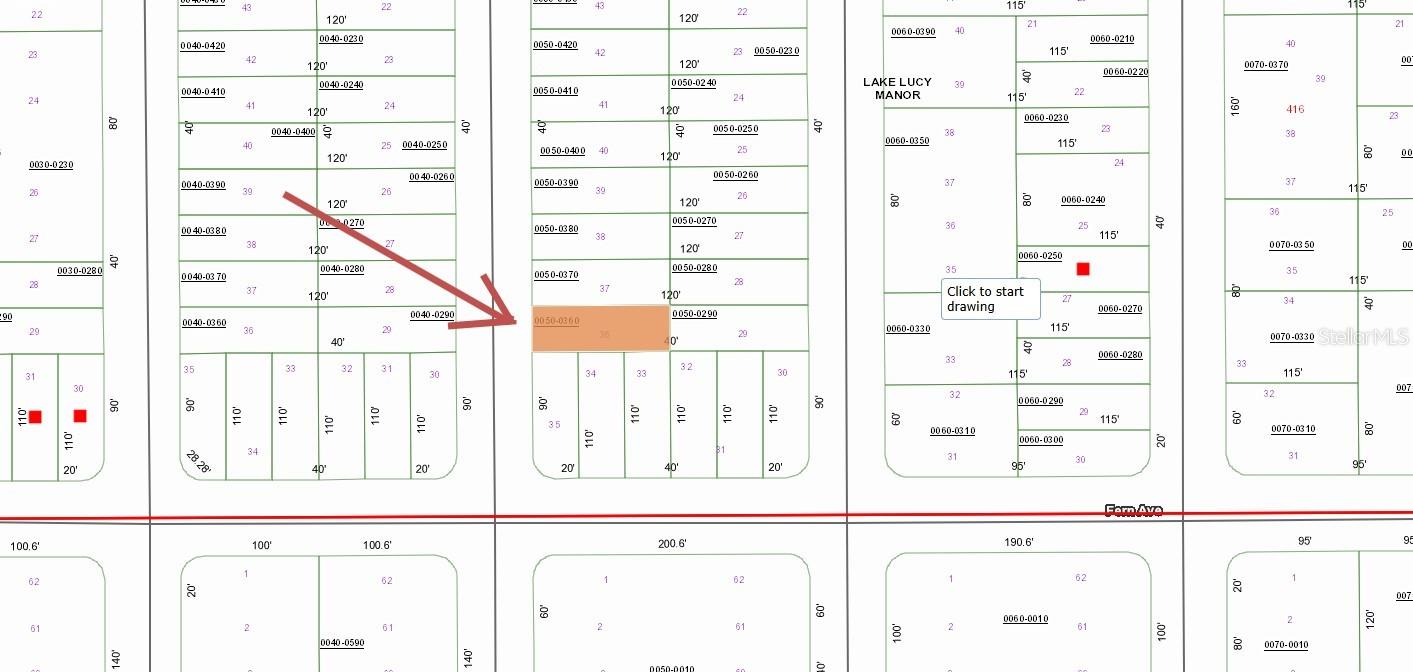 LAKE LUCY MANOR - Land