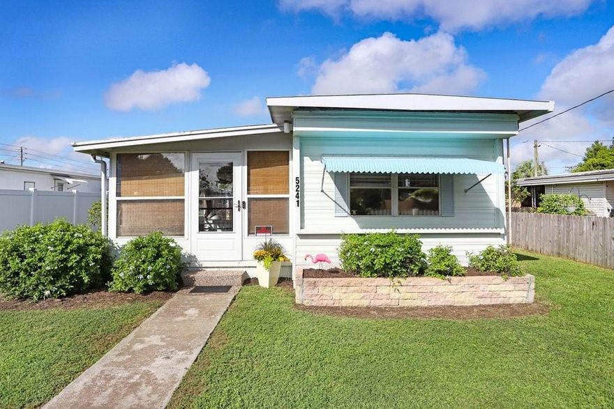 **Charming 2-Bed, 1-Bath Home with Land Ownership – No Lot Rent or HOA!**

Welcome to 5241 Bolton Drive, nestled in the heart of Zephyrhills! This well-maintained 2-bedroom, 1-bath mobile home offers a rare opportunity **You OWN the land,** so there is **NO lot rent and NO HOA fees** to worry about.

Step inside to find **NEW flooring, FRESH paint** and thoughtful updates throughout. The home features an **exterior Metal roof over the unit**, designed to enhance durability and protect the structure from the Florida elements. The large, fully enclosed Florida Room features removable glass panels, allowing it to function as both an enclosed room and a screen-enclosed Florida Room. This versatile space expands your living area, making it an ideal spot for relaxing or entertaining throughout the year. This home has been upgraded to CENTRAL AC (2018). In addition, the hot water heater was just replaced in 2022. 

The fully fenced yard adds privacy and is perfect for pets or gardening. Just a few steps from the main home, there's a separate shed that includes a fairly new washer and dryer for added convenience. The shed also contains the lawn equipment, which will remain with the home.
Located just one block outside of Betmar blocks from SR 54 & 301. Close to shopping, dining, and all that Zephyrhills has to offer. Whether you're looking for a cozy primary residence, a seasonal getaway, or a smart investment, this home checks all the boxes.

**Furnishings are included** (wall art excluded), allowing you to move right in or bring your own personal touch.