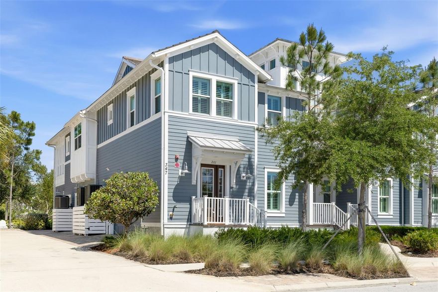 Live the coastal lifestyle you’ve been dreaming of in the gated, resort-style community of Harbour Isle. Begin each day in your light-filled sunroom, sipping coffee as the sun rises over the tranquil lagoon. This beautifully maintained Bermuda floor plan coach home offers 2 bedrooms plus a versatile den (currently used as a third bedroom) and 2 full baths, all thoughtfully designed with upscale finishes throughout. From plantation shutters and French doors to the vaulted, beamed ceiling, shiplap accents, tray ceilings, crown molding, solid core doors, built-in closets and the private elevator-every detail adds functionality and charm. The kitchen is both stylish and functional, featuring wood cabinetry, stainless steel appliances, granite countertops, a walk-in pantry, and a large island with breakfast bar-perfect for entertaining. Retreat to the spacious owner’s suite with dual vanities, shower, and walk-in closet. The oversized side-load 2-car garage with extra closet storage has space for all your beach essentials. Built with efficiency and durability in mind, this LEED-certified home includes PGT impact-rated windows and quality construction throughout. Explore miles of neighborhood paths and find an inviting hammock for an afternoon siesta. The home is conveniently located right across the street from one of the community pools which makes it so easy to enjoy a refreshing swim or an afternoon of lounging in the sunshine. Or check out one of the 3 additional pools in the community, each with their own special features. End your day with an incredible sunset at the amazing 23,000 sq ft Beach Club over-looking Anna Maria Sound, the crown jewel of the community. The Beach Club features resort-style amenities with resort pool and hot tub, the Sky Bar, Lounge, restaurant, state-of the-art fitness center, yoga lawn, event lawn and private beach where you can launch your kayak in the Sound. Just over the bridge, Anna Maria Island awaits with its sugar-sand and laid-back charm. What are you waiting for? It’s time to start living your best life in Harbour Isle!