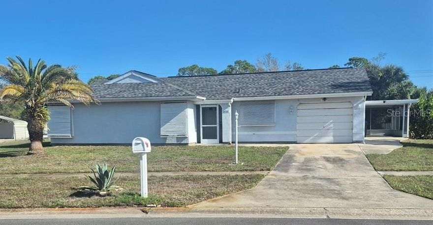 CITY WATER & SEWER • OVERSIZED FENCED LOT • NOT IN A FLOOD ZONE 
Welcome to this charming home in the rapidly growing North Port area, offering comfort, functionality, and excellent investment potential. The home features a bright open floor plan with two guest bedrooms, a spacious living area, breakfast nook, guest bathroom, and a private primary suite. A bonus Florida room provides flexible space perfect for relaxing, working from home, or entertaining. 
Recent updates include a 2020 roof, durable vinyl plank flooring, and tiled showers. The kitchen comes fully equipped with appliances, making this home move-in ready. 
Step outside and enjoy Florida living on the large L-shaped covered lanai, ideal for year-round outdoor entertaining. The oversized fenced yard provides plenty of room for pets, gardening, or creating your own backyard retreat. 
The home is located in a great community with fantastic recreational amenities, including tennis courts, pickleball courts, basketball courts, and a playground—perfect for staying active and enjoying the Florida lifestyle. 
Conveniently located just minutes from shopping, dining, golf courses, and Southwest Florida’s beautiful Gulf beaches. Baseball fans will also love being close to spring training action for both the Tampa Bay Rays and the Atlanta Braves, making it easy to catch preseason games. 
Whether you're looking for a starter home, seasonal getaway, or investment property, this North Port home offers location, lifestyle, and opportunity.