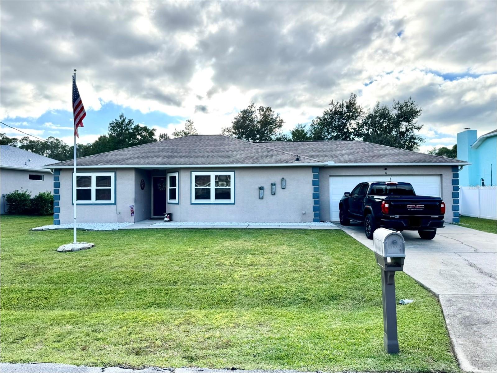 Check out this beautifully maintained home nestled in the desirable Pine Lakes subdivision of Palm Coast! This charming residence offers an open and inviting floor plan with high ceilings, abundant natural light, and a huge fenced in yard. The spacious kitchen features solid surface countertops, ample cabinet space, and a breakfast nook perfect for morning coffee. The primary suite includes a walk-in closet and a private bath with large shower and newer vanity. Enjoy the Florida lifestyle from your screened lanai overlooking a huge peaceful backyard—ideal for relaxing, entertaining guests or go big and add a pool!! There is more than enough space for whatever your heart desires. Located on a quiet cul-de-sac street just minutes from anything, this home offers access to shopping and miles of scenic walking and biking trails. Close to everything you need including shopping, dining, golf, and Flagler Beach—this is Florida living at its finest!