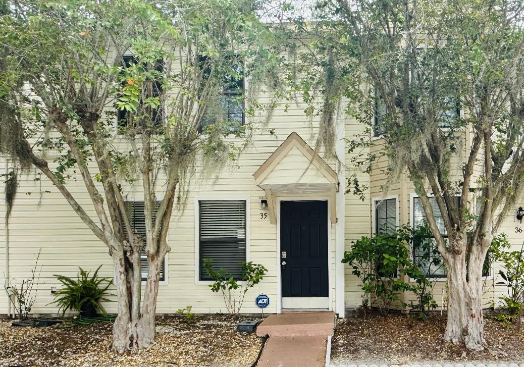 NEW LISTING! This is a beautiful townhome that features 2 large bedrooms and 1.5 bathrooms plus a convenient sink and dressing area in the Primary Bedroom! It features high end touches such as granite, Wood plank Ceramic Tile on the first floor and Vinyl plank flooring on the second floor. Perfect for a family or these units may be rented out and would be a solid opportunity for a new or experienced Investor. The townhome community features a low HOA, offers a sparkling community pool and is close to shopping, restaurants, and the highway.