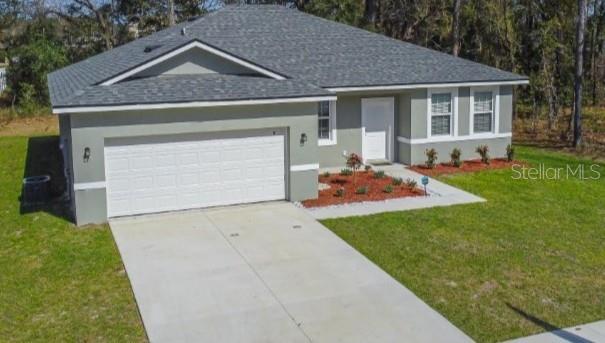 One or more photos we staged. Brand new 4-bedroom, 2-bathroom home in beautiful Citrus Springs! This modern new construction offers an open-concept layout with spacious living areas and stylish finishes throughout. The kitchen features sleek stainless steel appliances, great for everyday cooking and entertaining. Enjoy the convenience of a dedicated laundry room and a 2-car garage for ample storage. With plenty of natural light and thoughtful design, this home combines comfort and functionality—made for families or anyone looking for a fresh start in a growing community.