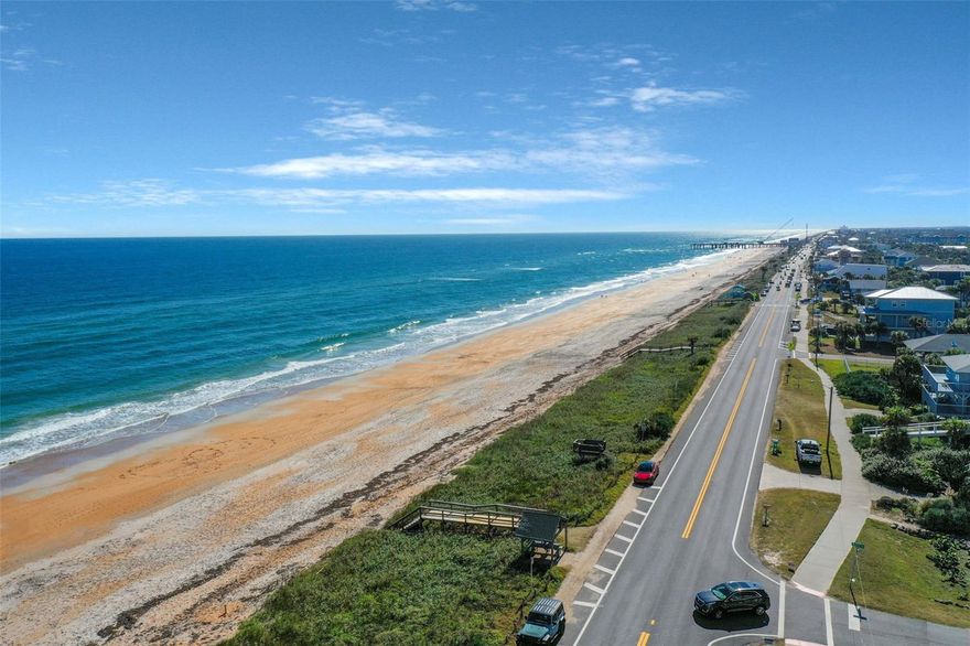 Discover the rare opportunity to own a pristine oceanfront lot in beautiful Flagler Beach! This 51 ft x 70 ft parcel offers an impressive 51 feet of direct Atlantic Ocean frontage, providing breathtaking sunrise views, endless sea breezes, and the perfect setting for your custom coastal retreat.

Located on the sought-after N Ocean Shore Blvd, this vacant land is zoned MDR (Medium Density Residential), allowing exceptional flexibility for development. Build the beachfront lifestyle you’ve dreamed of—whether a single-family home, duplex, townhomes, or even a multifamily residence. MDR zoning also permits community residential homes, essential public facilities, and parks or recreational uses, making this property ideal for both personal enjoyment or investment ventures.

With direct beach access just steps away and the charm of Flagler Beach minutes to the south, this is a standout opportunity to create something truly special on the Florida coast.

Build your vision. Live the oceanfront lifestyle. Make Flagler Beach your home.