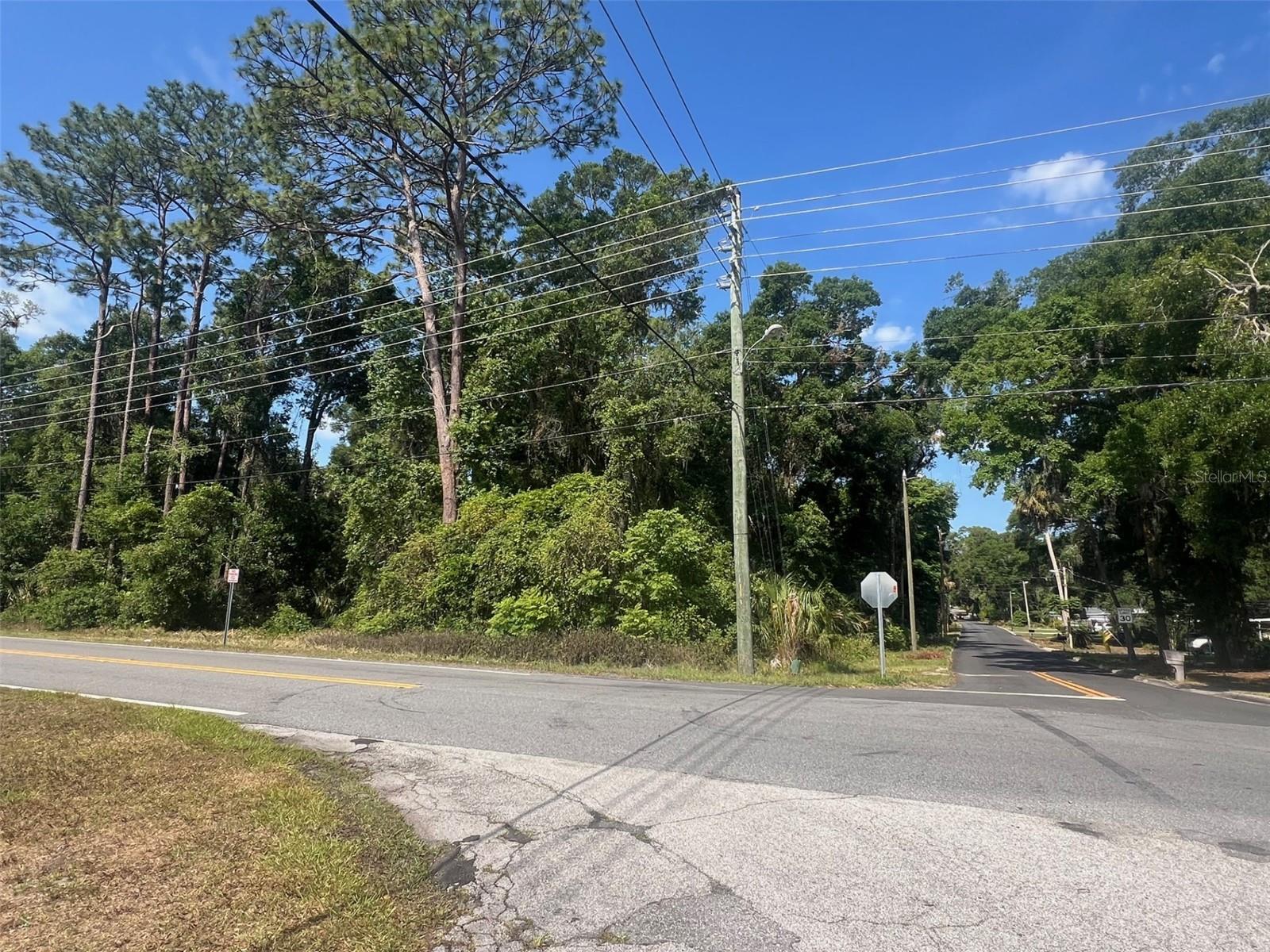 INVESTOR, BUILDER OR FUTURE HOME OWNER! RESIDENTIAL LOT ON 1 ACRE! This corner wooded lot is ready to transform into the family homestead, OR make it an INVESTMENT. PAVED ROAD. Close to lively historical downtown DeLand, shopping, restaurants, theaters, hospitals, medical facilities and Stetson University. Fast access to I-4 east to beaches, I-4 west to Orlando and theme destinations. Multiple airports within 30 minutes to an hour drive. NO HOA. Buyer to verify Well and Septic requirements.