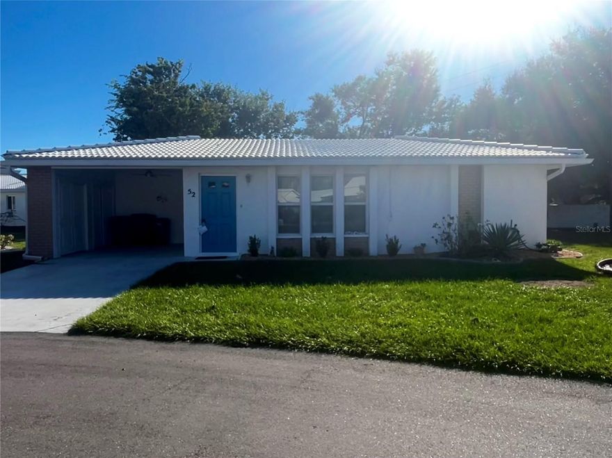 Beautiful stand-alone villa in the highly desirable Circle Woods of Venice! New roof (2025) being installed – more exterior photos coming soon! This renovated, detached villa offers privacy, style, and low-maintenance comfort. Major updates include new roof, newer HVAC (2018), kitchen remodel (2025), new electric panel, new outlets, freshly landscaped, newer windows, and updated plumbing. Light-filled split floor plan with wood-look tile flooring in the living area and bedrooms. Open living and dining areas, and a bright Florida room overlooking your private backyard. Stunning kitchen with new cabinetry, farmhouse sink, quartz countertops, and stainless steel appliances. Two spacious bedrooms, with walk-in closets, and two full baths. Enjoy community amenities including two heated pools, clubhouse, fitness center, spa/sauna, library, and a full calendar of activities. Minutes from Manasota Key, Venice Beaches, downtown Venice, and local dining. Turnkey furnished—move-in ready!