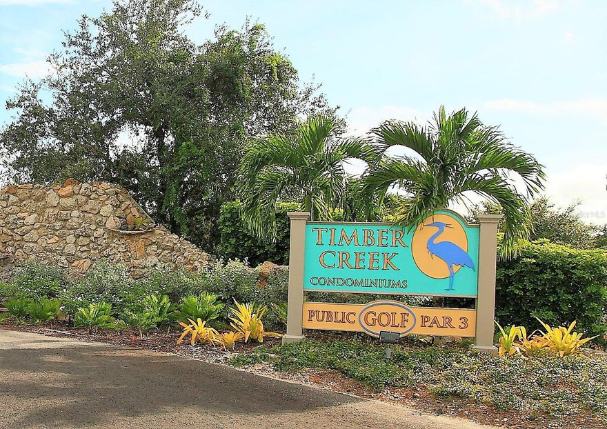 55+ community. Available for immediate move in. One month minimum lease. Booked Feb-Mar 2026. Immaculate turnkey furnished, 2 bedroom 2 bath second floor condo with lake view located in desirable Timber Creek. Your very own assigned carport is located just steps from the front door. Timber Creek is a golf community with an active association which schedules community events such as coffees, game nights and dinners. This peaceful community is a bird and wildlife sanctuary, and the residents love walking, biking, jogging or enjoying the heated swimming pool and tennis courts in a serene natural setting. Enjoy your morning coffee in your large glass enclosed lanai overlooking a lake and lush tropical setting. Convenient to shopping, restaurants, golfing, Sarasota Bradenton International Airport, IMG Sports Academy, State College of Florida and just minutes to Robinson Preserve and the pristine beaches of the Gulf of Mexico. No pets allowed. Rates: May-Dec $1,800 per month. Jan-Apr $3,000 per month.