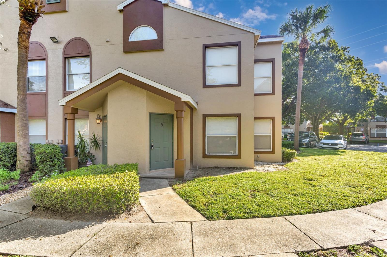 Located in the peaceful community of Siesta Lago, this charming 1-bedroom, 1-bathroom first-floor end-unit condo offers a welcoming place to call home, complete with a pond view right from the front door.
Inside, thoughtful updates include ceramic tile flooring, upgraded cabinetry, and granite countertops in both the kitchen and bathroom. A neutral color palette provides a versatile backdrop for any style, while the functional layout feels both comfortable and inviting.
The spacious living room accommodates a cozy sofa or sectional and a large TV, and the adjoining dining area opens to a private patio—perfect for relaxing or entertaining. The kitchen features a built-in pantry, black appliances, and a breakfast bar for quick meals. Off the kitchen, a full-size utility room includes a washer, dryer, and additional storage space.
The primary bedroom comfortably fits a king or queen bed and offers a walk-in closet, while the bathroom features an oversized vanity and a tub/shower combination. Carpeting adds warmth to the bedroom, and water and sewer are included in the condo fees for added convenience.
Siesta Lago offers resort-style amenities, including a clubhouse, pool, fitness center, billiards room, playground, pet park, and car wash station. One assigned parking space is provided, with guest parking available throughout the complex.
This gated community is close to major roadways, shopping, dining, and just a short drive to Orlando International Airport. Zoned for Lake George Elementary, Conway Middle, and Boone High. Schedule your showing today—this well-maintained condo won’t last long!