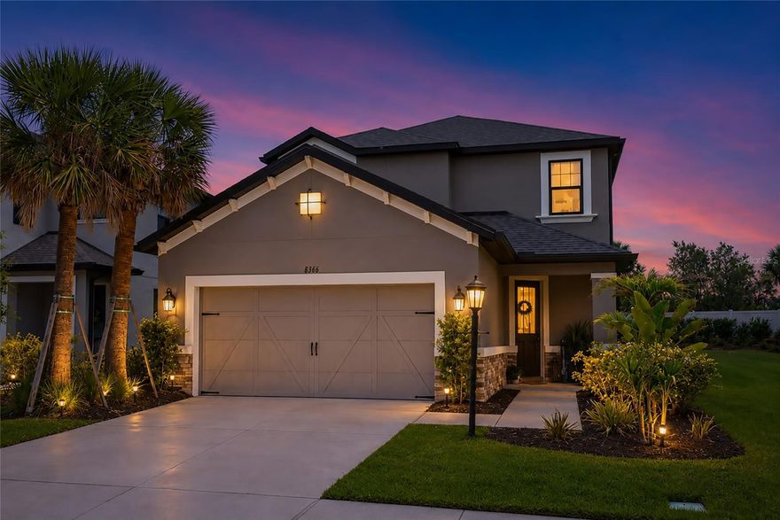 Welcome to 8366 Velda Trail in the highly sought-after Skye Ranch, where luxury living and thoughtful design come together in one exceptional home. This beautifully upgraded 4-bedroom, 3.5-bathroom residence features a highly desirable floorplan with the primary suite conveniently located on the first floor, offering both comfort and privacy.

Designed for modern living, the home offers a dedicated office, spacious loft, and versatile bonus room, providing endless flexibility for working from home, entertaining, a media room, playroom, or fitness space. The open-concept layout is filled with natural light and seamlessly connects the living, dining, and kitchen areas, creating an inviting atmosphere throughout.

Step outside to your private backyard oasis complete with a sparkling pool and fully equipped outdoor kitchen, perfect for entertaining guests or enjoying peaceful Florida evenings year-round. Oversized sliding glass doors create effortless indoor-outdoor living and make the backyard feel like a true extension of the home.

Living in Skye Ranch means enjoying resort-style amenities including pools, fitness facilities, walking trails, playgrounds, sports courts, and community events, all conveniently located near top-rated schools, dining, shopping, and Sarasota’s beautiful beaches. As an added bonus, this home offers a lower CDD fee compared to many nearby new construction homes, giving you exceptional value while still enjoying one of Sarasota’s premier communities.