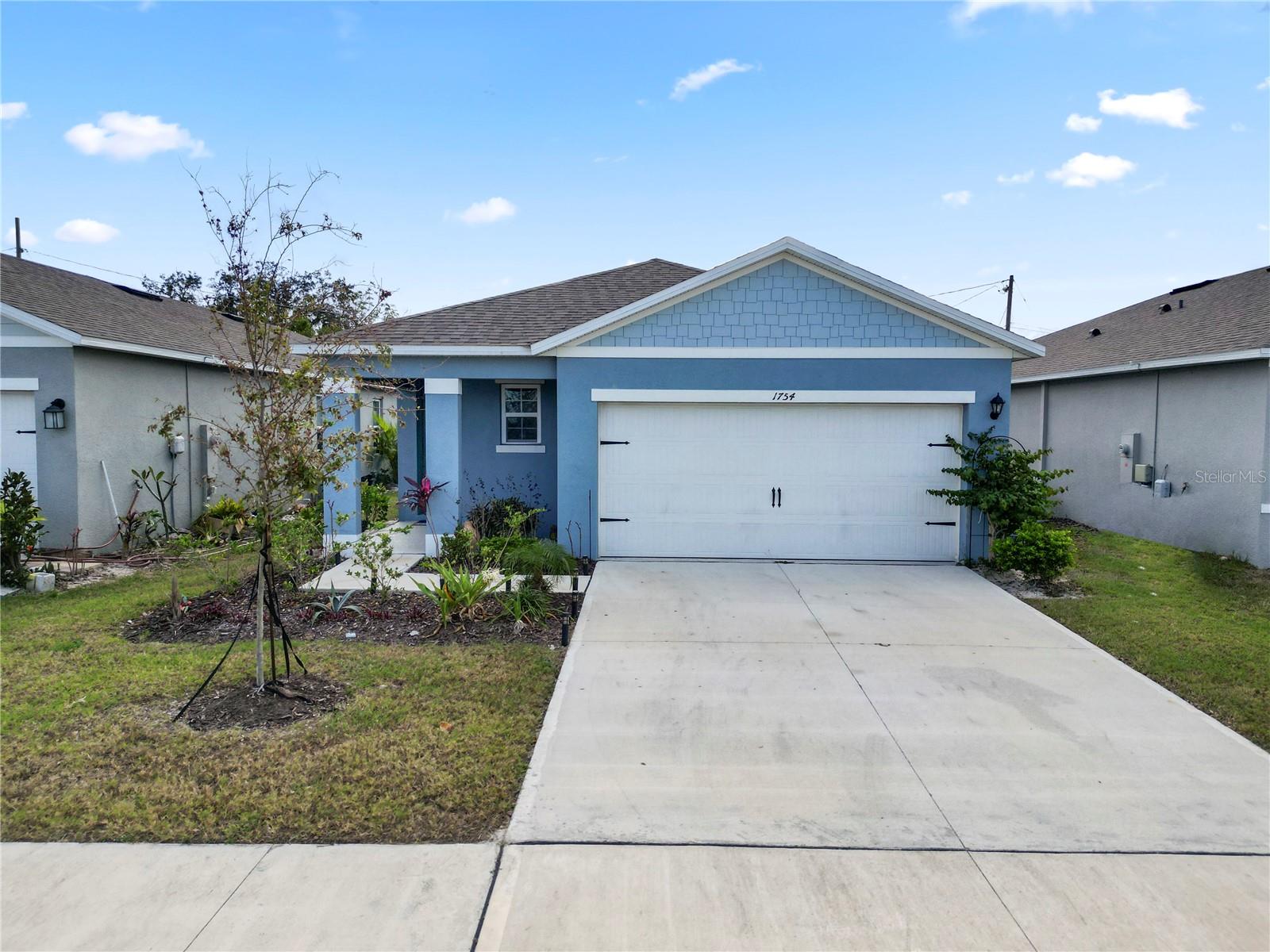 Welcome to your 3 bedroom 2 bathroom D.R. Horton built home located conveniently in Eagle Lake with easy access to shopping, dining, and major roadways. This home is also located close to beautiful Lake McLeod. Upon arrival you'll appreciate the landscaped and well kept exterior of the home. Entering the home, you'll find tile flooring through out the living areas and bathrooms, with cozy carpet in the bedrooms. The spacious kitchen opens up into your great room, and offers a large island, granite countertops, stainless steel appliances, as well as a walk in pantry. The kitchen provides plenty of cabinet space for all of your storage needs, as well as plenty of countertop space perfect for entertaining family and friends. There is also a dining space, for additional seating. The great room is spacious and bright and features sliding doors to your outdoor patio space. The primary bedroom, located at the back of the home offers plenty of space with a large window and upgraded ceiling fan. The en-suite provides a double sink granite vanity along with a stand up shower, walk in closet, private water closet, and a separate linen closet. The remaining two bedrooms are spacious with nice closets and share the main bathroom featuring a single sink vanity and shower/tub combo. The home also features an indoor laundry room and a 2 car garage. Outside, you'll find your patio and fully fenced in yard, the perfect place for a BBQ with friends! This home has so much to offer, schedule your private showing today!
