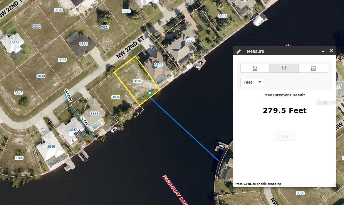 Nice and Cleared GULF ACCESS LOT with a NEW SEAWALL in place. Located in the growing Northwest Section of Cape Coral Florida, this Lot is ready for that new construction home project. It is located on an intersecting canal that is over 280 ft wide with some INCREDIBLE views and fishing right from your backyard. Conveniently located less than 5 minutes to the Coral Oaks Golf Course, 15 minutes to Punta Gorda. This location is part of the North 3 - 2025 City Water and Sewer Expansion, which is now delayed until 2028. Just minutes from the North Spreader Canal, this location provides convenient access to Matlacha’s vibrant waterfront dining and charming island atmosphere. Additionally, it is located near the highly anticipated Seven Islands project, a future Cape Coral landmark featuring mixed-use spaces, upscale restaurants, marinas, and entertainment.