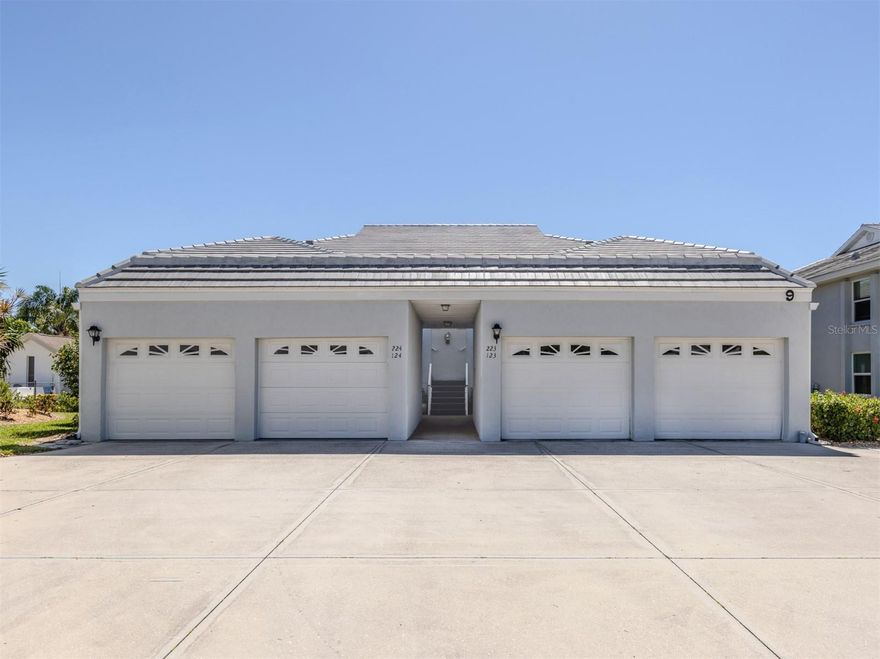 This charming and comfortable furnished condominium has it all! With its warm and welcoming vibe, it feels like a peaceful retreat from the hustle and bustle of busy life. Featuring three bedrooms, two baths, and a comfortable living space at just shy of 1,400 square feet, this residence has a one-car garage for all your storage needs as well. The view from the great room is amazing and you can open up your sliders and feel those Gulf breezes day and night all while enjoying those gorgeous golf course views. You can imagine yourself sipping your morning coffee while taking in the picturesque surroundings and mature landscape. Some recent updates include a new tile roof, updated kitchen and baths, Levelor blinds throughout, updated electrical panel, new screens on sliders and windows, new outside screen door, hurricane windows and garage door and the list goes on.  This community has a refreshing pool where you can relax and unwind, as well as enjoy two pickleball courts, tennis court, shuffleboard horseshoes, restroom and cooking facilities in the clubhouse. An active social club with game nights, happy hours, book club, community grill and gazebo, holiday events and crafts. This is the best of both worlds. Close to a host of amenities including shopping centers, dining establishments, medical facilities and beautiful beaches, convenience is the first thing that comes to mind. Whether looking for a day at the beach or exploring the vibrant local scene, this condominium provides a base for your lifestyle.