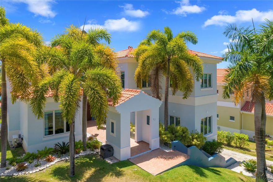 Wake up every morning to breathtaking panoramic views of the Caribbean Sea. This amazing 3-level property, located in Palmas del Mar – one of Puerto Rico’s most sought-after resort communities – has all the charm, space, and on-site amenities you will ever need. 

It’s six bedrooms – located strategically throughout the three floors – allow you more than enough room to accommodate you family, friends, and guests. You and your family will enjoy an incredible view from every floor of the home. Relax in a recently refinished private pool and take in the view with your loved ones. The exterior also offers an outdoor kitchen and hot tub.  The beautiful property is move-in ready and tastefully decorated with new furniture in almost every room. 

The Palmas del Mar community is set in approximately 2,750 acres of land, the resort includes over 25 different neighborhoods, including single family homes, estates, and villas.

Palmas del Mar residential community is an all-inclusive residential and travel destinations that includes a bank, retail shops, the Palmas Academy, an equestrian center, two golf courses, 20 tennis courts, 16 restaurants, a country club with spa, a beach club, security with strict-access control 24 hours a day and a full-service marina and yacht club.