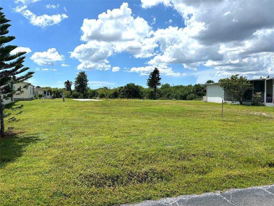 Vacant lot in a vibrant 55+ community!  La Casa offers the ultimate Florida lifestyle.  We have 974 homes nestled among a variety of native trees with spacious common grounds surrounding our eight lakes.  Located between Sarasota and Fort Myers, this is a boater's dream with access to the Gulf of Mexico. It is convenient for shopping, sightseeing, golfing, fishing, and boating, as well as all the culture and elegance the Southwest Florida area is noted for. La Casa may have the best pools in the area. Our crown jewel is an extremely large, 40 X 60-foot swimming pool that is kept at a perfect 87 degrees. Our smaller 20 x 40 pool is quietly nestled between the clubhouse and the Activity Building. Both pools have adjacent hot tubs which are ideal for soaking muscles that are tired from golfing or tennis. Wireless Internet (Wi-Fi) is available at the Clubhouse, Activity Building, and Recreation Hall area where these pools & spas are located, so you can catch some rays while you catch up on your email! Sound enticing? Come for a visit to this self-contained oasis and see for yourself why La Casa is the ultimate destination for both snowbirds and year-round residents!