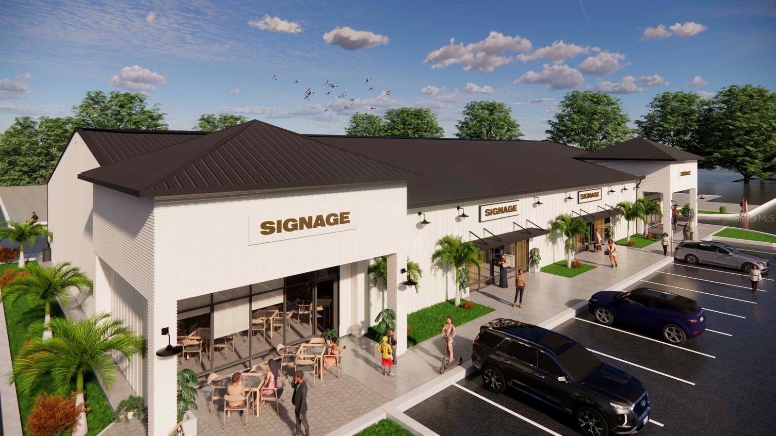 Pre-Construction. To be built. NEW COMMERCIAL CONSTRUCTION – NOW PRE-LEASING! Projected for completion by December 2025. These REAR UNITS are approximately 1,500 SF each with high ceilings, a 12'x14' insulated roll-up bay door, and 1 ADA-compliant restroom. Located just off US Highway 1, this high-visibility site is ideal for retail, flex space, or warehouse use. If available, can be combined for larger spaces if needed. Don’t miss this opportunity to grow your business.