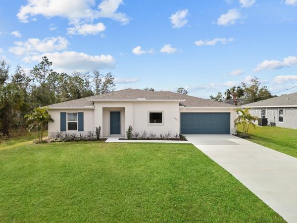 What if your dream home came with extra savings to make it even more affordable? Right now, you can save additional money when you purchase this beautiful home. Whether it's a $3,000 closing cost concession or a $3,000 price reduction, along with all your buyer's closing costs covered if you use our preferred lender—the savings are yours to take advantage of! Inquire for details.
Step inside this spacious, single-story, 1,863 sq. ft. home, thoughtfully designed for modern living. This home offers an open and split floor plan, making it ideal for both privacy and togetherness. The versatile Flex room can easily adapt to your lifestyle needs, serving as a den, home office, or even an additional bedroom—you decide! The heart of this home is its gourmet kitchen, featuring a large island, quartz countertops, and stainless steel appliances. Whether you're a home chef or simply love to entertain, you'll appreciate the full-size pantry and designer cabinets that combine style and functionality.
The master suite offers a true retreat, with a spacious walk-in closet and a luxurious master bath complete with a walk-in tiled shower, designer vanity, and granite countertops. The two additional guest bedrooms are thoughtfully placed, providing plenty of space for family or visitors, and the guest bath features modern finishes and plenty of storage.
The home is designed for comfort and convenience, with a two-car garage, two full baths, and ample storage throughout. Whether you're relaxing at home or hosting friends and family, this home has everything you need.
And now, with our exclusive savings offer, you can enjoy even more value! Choose between a $3,000 seller concession for closing costs or a $3,000 reduction in list price. Plus, if you use our preferred lender, they'll cover your closing costs—saving you thousands! This is an exceptional opportunity to make this stylish, modern home yours at an unbeatable price.
Don't wait—inquire today for more details and schedule a tour to see everything this home has to offer. Your dream home is waiting!