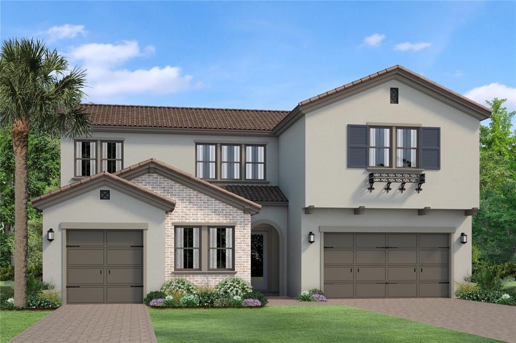 Under Construction. This new two-story home is a family-friendly haven with a split three-car garage. The first floor features an open design among the kitchen, nook and family room plus a formal dining room and a secondary bedroom that are situated off the foyer. The owner’s suite provides a door to the lanai. The second floor hosts three secondary bedrooms, a loft and a versatile bonus room. Interior different from photos are the actual model being built.