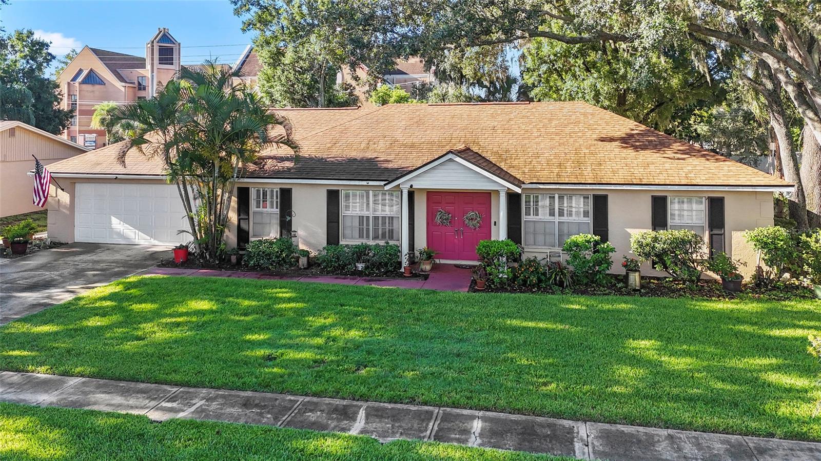 Located in the sought-after Lake Magdalene/Carrollwood area, this charming 3-bedroom, 2-bathroom single-family home in Lake Magdalene Estates sits on one of the largest fenced lots in the community—offering space, privacy, and no HOA or CDD fees.
A new roof was installed in 2019, and the home features plantation shutters, an in-home laundry room, and a spacious family room that opens to the kitchen—perfect for everyday living and entertaining. The screened-in lanai boasts stylish epoxy flooring and overlooks the beautifully landscaped backyard with mature trees. The primary bedroom includes a private en suite bathroom for added comfort.
Additional features include a 2-car garage, fenced yard, and an unbeatable location near Dale Mabry Highway, major roadways, top-rated schools, shopping, dining, and Tampa International Airport.
This is a rare opportunity to own a well-maintained home in one of Tampa’s most convenient and established neighborhoods.