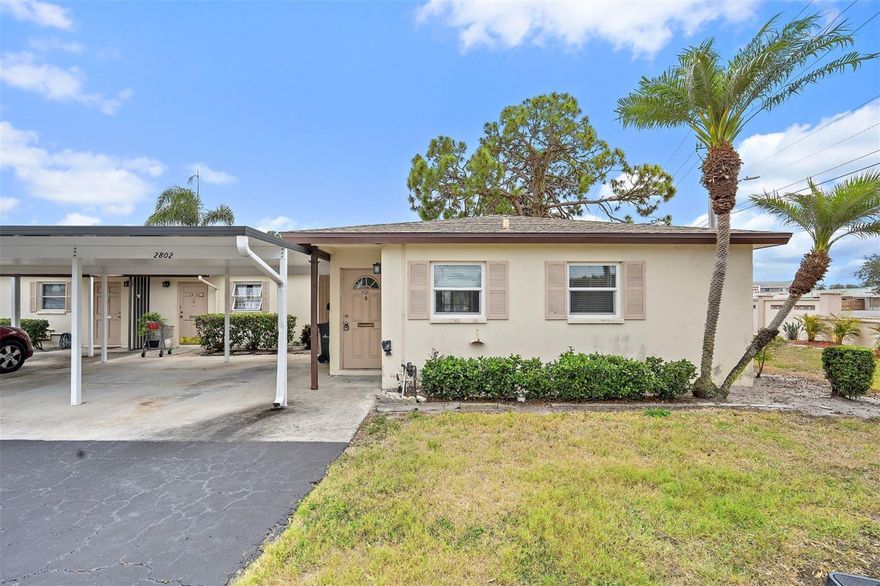 One or more photo(s) has been virtually staged. Looking for simple, stress-free living minutes from the beach? 
This bright and airy end-unit in Swifton Villas offers the perfect blend of comfort and convenience. With 2 bedrooms, 2 baths, and a one-story layout, it’s ideal for easy everyday living or a seasonal getaway.
Sip your morning coffee in the enclosed lanai, enjoy updated features like a refreshed kitchen and new A/C, and take advantage of a welcoming 55+ community with a pool, shuffleboard, and clubhouse with an active social scene.
Other bonus features include tile floors, a retractable front door screen, sliding windows on the lanai, storm rated windows and new ceiling fans.
Best of all—you’re just minutes from the beach and can walk to shopping, restaurants, and more.

Low maintenance. Great location. Pet friendly. = Relaxed Florida lifestyle.