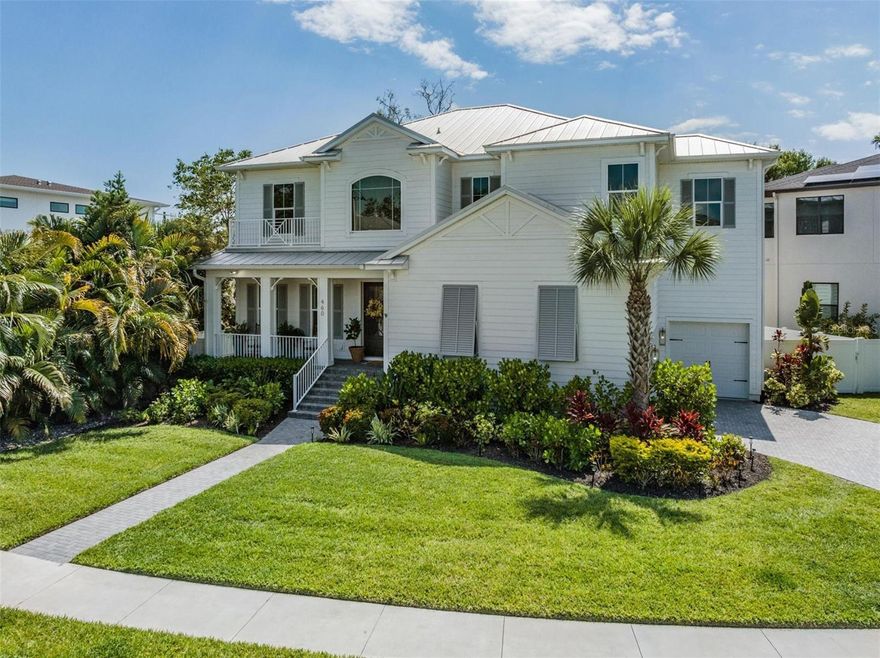 Delight in the coastal charm of this elegant 5-bedroom, 4-bathroom gem nestled in the heart of the renowned Davis Islands. Built in 2018, this property's aesthetic combines the essence of coastal-inspired design with contemporary comforts, offering an enchanting retreat just a stone's throw away from the vibrant city life.

As you approach this stunning residence, the first thing that will catch your attention is its striking metal roof – a nod to the property's coastal design influences. Upon entering, you are greeted by a spacious open-concept floor plan that seamlessly merges the living, dining, and kitchen spaces – perfect for both quiet family nights and entertaining guests.

The gourmet kitchen is a cook's dream with state-of-the-art appliances and plenty of counter space. Enjoy family meals in the dining area, or step out onto the spacious screened-in patio for al fresco dining in the Florida evenings.

The property boasts five luxuriously appointed bedrooms, each offering a tranquil retreat from the world. The four beautifully designed bathrooms, complete with modern finishes, ensure no one ever has to compete for space in the mornings.

The home office/study provides a serene environment for work or contemplation, where you can take advantage of the natural light flooding through the large windows.

Stepping outside, the property continues to impress with its resort-style pool area. Take a dip in the shimmering heated/salt pool, lounge on the sun-drenched deck, or take refuge in the shade of the patio - it's like having a private oasis in your backyard.

Experience the unique blend of city living and coastal tranquillity in this splendid Davis Islands home. With its premium location, stylish design, and high-end features, this property offers an unparalleled lifestyle for the discerning buyer.

Don't miss this opportunity to own a piece of paradise in one of Tampa's most sought-after locations. Schedule a viewing today to fully appreciate everything this remarkable home has to offer.