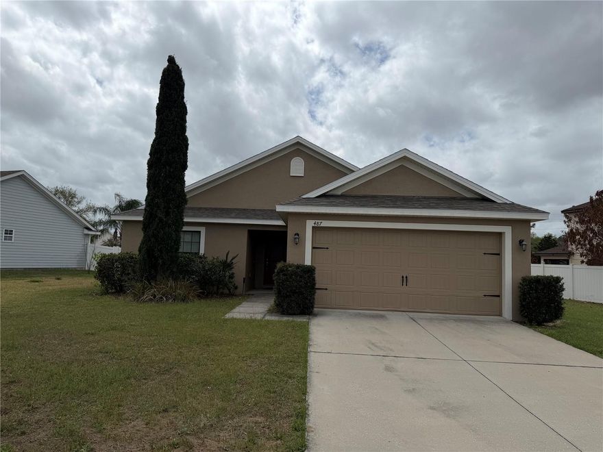 “NEW ROOF + COMMUNITY POOL! Beautiful 3BR home in Groves at Baytree on a Quarter Acre Homesite!”
Welcome to this beautifully maintained 3-bedroom, 2-bathroom home located in the desirable Groves at Baytree Community in Tavares. Built in 2015, this home offers over 1,500 square feet of comfortable living space with a functional open layout designed for both everyday living and entertaining.
One of the standout features of this home is the brand-new roof installed just one month ago, providing peace of mind and long-term value for the next owner.
As you enter the home, you are welcomed by a bright and inviting living area that flows seamlessly into the dining space and kitchen. The kitchen offers plenty of cabinet and counter space and overlooks the main living areas, making it perfect for hosting gatherings or staying connected with family and guests.
The split-bedroom floor plan provides added privacy, with a spacious primary suite that includes a walk-in closet and private en-suite bathroom. The additional bedrooms are generously sized and share a well-appointed second bathroom.
Step outside to enjoy the large fenced in PRIVATE backyard situated on nearly a quarter-acre homesite, offering plenty of room for outdoor entertaining, pets, gardening, or future upgrades.
Residents of Groves at Baytree enjoy access to community amenities including a resort-style pool, playground, and walking areas, providing a great environment for relaxation, recreation, and connecting with neighbors.
Conveniently located near downtown Tavares, Mount Dora, shopping, dining, and major roadways, this home offers easy access to everything Lake County has to offer while still providing a peaceful neighborhood setting.
Whether you're a first-time homebuyer, growing family, or investor, this home is a fantastic opportunity in a sought-after area.
Schedule your private showing today and come see everything this property has to offer!