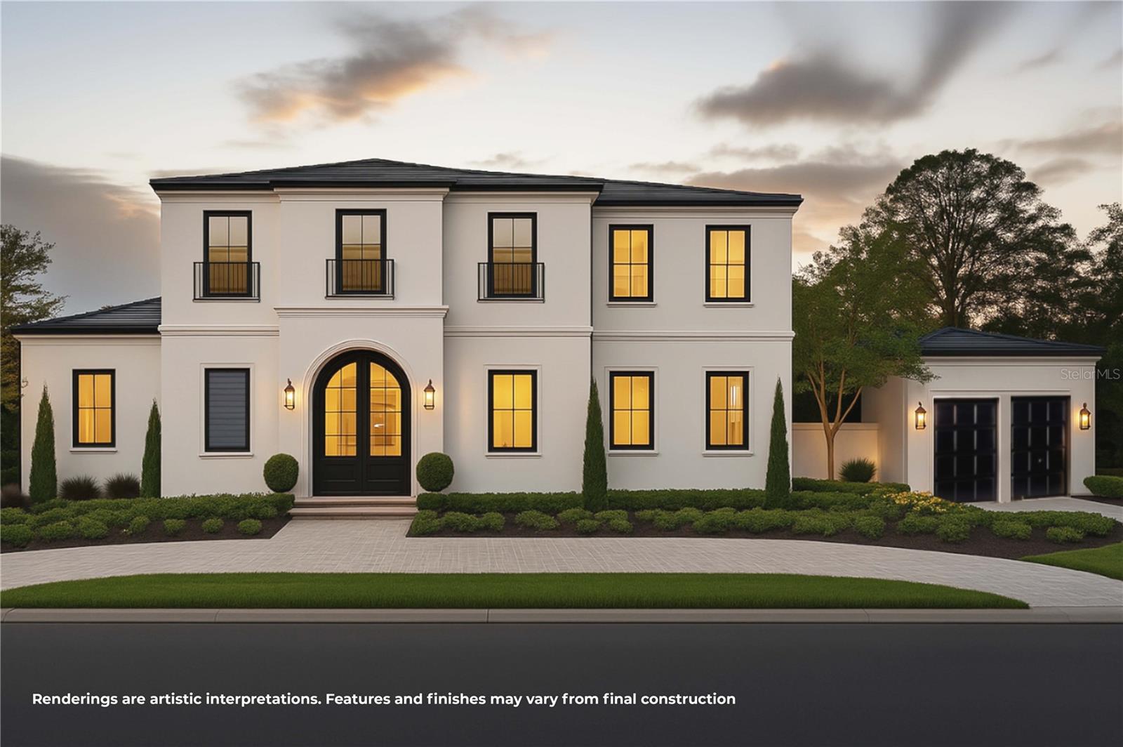 Under Construction. Brand-new, meticulously crafted residence built by renowned builder LUIH Homes offering 3,138 square feet of thoughtfully designed living space. As you arrive, the home's stunning architectural façade and detached two-car garage make a striking first impression. Inside, every detail has been carefully curated to offer both sophistication and functionality. Soaring ceilings and expansive windows flood the home with natural light, while engineered hardwood flooring and elegant designer lighting add warmth and refinement throughout. The heart of the home is an impressive open-concept living area anchored by a chef’s kitchen featuring custom cabinetry, quartz countertops, top-of-the line Thermador appliances, a walk-in pantry, and an oversized center island. The adjacent dining and living spaces offer seamless flow, highlighted by stunning finishes and built-in features that enhance both comfort and convenience. The luxurious primary suite features a spa-like ensuite bath featuring a freestanding soaking tub, oversized glass-enclosed shower, dual vanities with quartz countertops, and a large walk-in closet. Secondary bedrooms are equally spacious, with ample closet space and access to beautifully appointed bathrooms with premium fixtures and finishes. Step outside to a private backyard oasis offering a large, covered patio with a summer kitchen, a sparkling pool, and a spacious backyard. The detached garage provides added flexibility, ideal for vehicle storage, a workshop, or potential future guest house. Jump on your golf cart and within minutes you’re transported to Park Ave, with its amazing shops, fine dining, and everything else that Winter Park features. Schedule your private showing today and experience the epitome of luxury Winter Park living.
