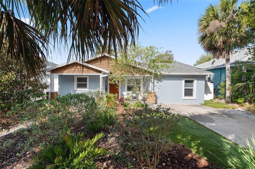 Rare Flagler Beach Home - Hidden Safe Room & Resort-Style Backyard!!!

Fully renovated in 2022, this home blends style, function, and peace of mind. A discreet, soundproof safe room offers added security and flexibility. The custom outdoor living space is designed for entertaining with a gas fireplace, rock accent wall, built-in seating and dining area, and a striking pondless waterfall. Enjoy a dedicated spa-style hot tub pad, covered porch, and expansive paver patio that extends your living space outdoors. Every detail was thoughtfully curated to create a private, resort-like setting just minutes from the beach.Solid block construction with new stucco (2022). Major updates include new roof with hurricane straps, AC, electrical, gutters, and full spray foam attic insulation. Hurricane windows throughout. Professionally designed landscaping with lighting, irrigation, fencing, and mature plantings. Flood mitigation features include rear stem wall, front catchment system, sump pump, and expanded driveway with paver extension. Outdoor shower, 10x12 shed, barbecue pad, generator port. Interior highlights include reverse osmosis alkaline water system, coffee bar, and a spa-style primary bath with dual shower heads and custom lighting. Turnkey and move-in ready.