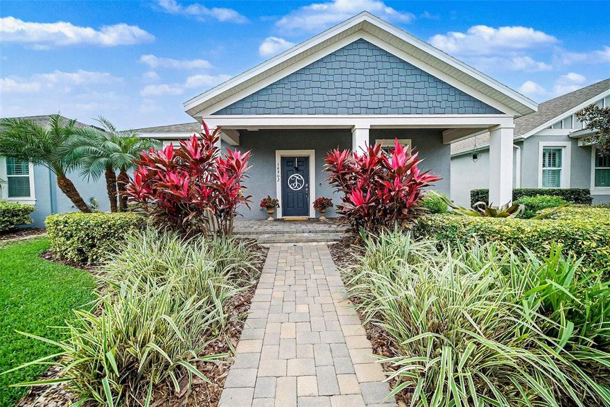 Discover the perfect home in the highly sought-after Asturia community! This beautifully maintained 3 bedroom, 2 bath property features a 2018 roof, 2018 HVAC, and 2018 water heater—giving buyers peace of mind from day one. Enjoy a versatile separate office/bonus room, ideal for working from home or creating an entertainment space. The bright, open kitchen offers granite countertops, ample cabinetry, and a great layout for everyday living or hosting guests.
Step outside to a private 2-car garage


Special Features & Upgrades

Ashton Woods home in highly sought-after Asturia—no need to wait for new construction
3 bedrooms + flex room | 2 bathrooms
Roof (2018), HVAC (2018), Tankless Water Heater (2018)
Stylish ceramic wood-grain tile throughout
Open-concept kitchen & living area perfect for entertaining
42" cabinets, neutral granite countertops, ambient cabinet lighting
Gas stove, gas dryer & exterior gas hookup for grilling
NEST thermostat & state-of-the-art alarm system
Keyless entry for added convenience
Spacious primary suite with walk-in shower, WC, linen closet & large walk-in closet
Covered lanai with sliding doors that open to both sides
Rear-entry 2-car garage
Unique lot: home faces Asturia’s stunning resort-style community pool
Short walk to amenities: clubhouse, zero-entry pool, fitness center, playgrounds, dog park & walking trails