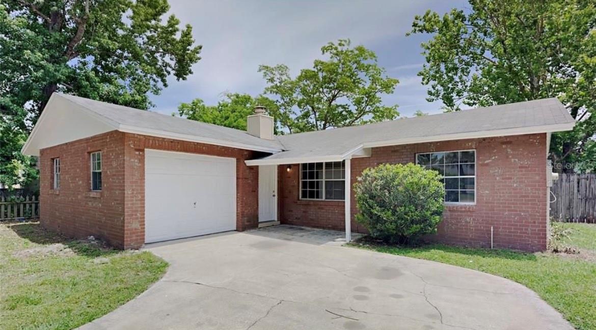 Boasting an array of sleek finishes, this lovely 3 bedroom, 2 bathroom Sanford home is conveniently located close to all major highways. Less than 5 miles to downtown historic Sanford’s well-known restaurants and breweries, 3 miles to Sanford airport, Amtrak, and Sunrail stations. Walking distance to Seminole High School, local parks and playground, and public transportation.
Features of this beautiful clean home include central air, laminate flooring throughout with plush carpeting in the bedrooms, ceiling fans, updated light fixtures in all rooms, great natural lighting, a wood fireplace, 1 car attached garage, and an efficient layout.
Walking in from the front door, the living room is immediately warm and inviting, centered by a wood-burning fireplace and lots of natural light. A spacious breakfast area looks out to the backyard and flows into the kitchen, where you’ll find granite countertops, stainless steel appliances including a newly added french door refrigerator, and updated cabinets. The master bedroom includes a separate walk-in closet and private bathroom with updated vanity and a beautiful tile shower remodel that make this entire room an owner’s retreat! Guest bedrooms and updated guest bathroom located on opposite side of house, perfect for privacy and sound control. You’ll enjoy both the front porch and back patio morning or night with palm and oak trees for shade, so bring your coffee and wine, and make this house your home.
New roof installed June 2022. Washer and dryer hookups located in the garage.
The square footage of the Property has not been measured by Seller, Seller’s agents, or Broker (including square footage of the lot and home), and the square footage and other information quoted on any marketing tools such as advertisements, brochures, MLS data, websites and any other information provided based on information supplied by Seller or Broker is deemed approximate and not guaranteed. Buyer further acknowledges that Buyer shall not rely upon any such square footage and other information quoted on any marketing tools are not representations and/or warranties of Seller, Seller’s agents, or Broker.