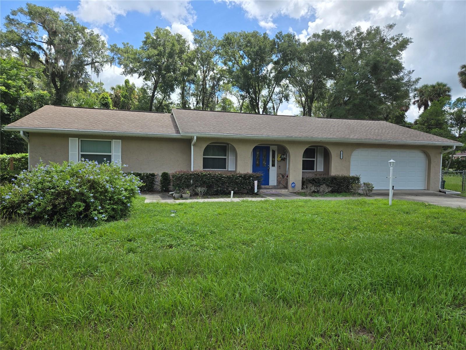 Well maintained home in GLENWOOD featuring 3 bedrooms, 2 bathrooms, 2 car garage; Featuring foyer, family room and dinette. Formal living and dining rooms. Spacious Kitchen with breakfast bar seating that is open to Family room; French doors leading to screened porch and pool area with plenty of room for family cookouts. Master suite updated with walk in closet, dual sinks and roman shower. 3rd bedroom also has French doors leading to porch and pool. Private fenced back yard with storage sheds. Updates include New Roof in 2021; New 3 ton Heat Pump 15 seer in 2020; New windows (12) in 2017. Pool enclosure 2016. ENJOY THE GLENWOOD WALKING PATHS AND EASY ACCESS TO AMENITIES !!