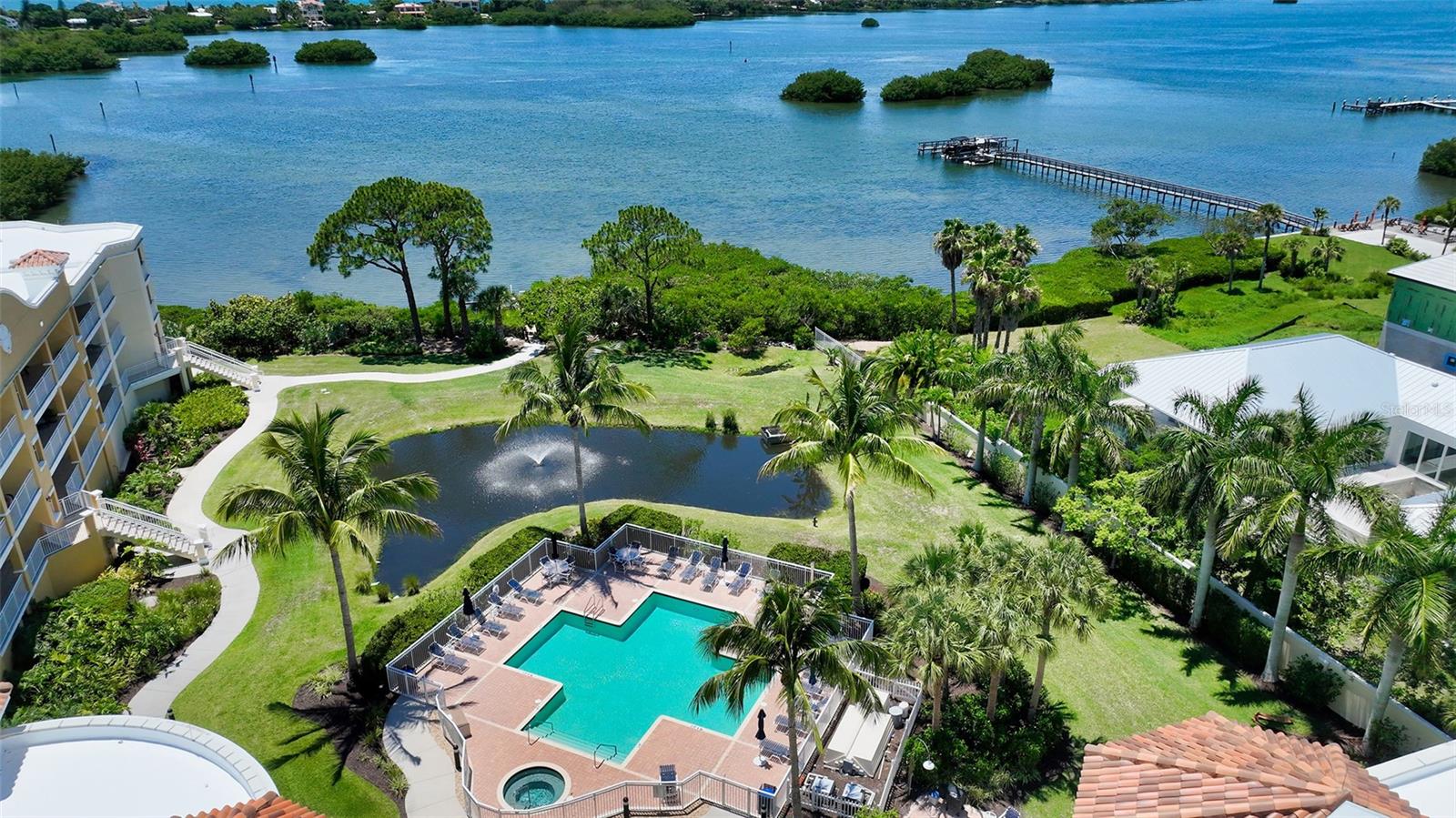 NOW AVAILABLE FOR APRIL AND OFF-SEASON MONTHS 2025 AND JAN-APRIL 2026! Welcome to BELLAGIO at Osprey Harbor Village, offering luxurious waterfront living! This turnkey direct waterfront condo has 3 beds/2 baths plus a den is the perfect place for your next Florida vacation, located in a private gated community. As you step off the elevator, you are basically outside this 3rd floor end unit. Upon entering, you are met with a spacious foyer which leads to the nicely appointed rooms. The kitchen has wood cabinets and granite counters, stainless steel appliances and comes fully equipped. Off of the kitchen is the living/dining area with sliding glass doors opening onto the large, spacious balcony overlooking the bay/harbor. The master suite has a king-sized bed, large walk-in closet, en-suite bathroom with separate shower and soaking tub, and private water closet. Enjoy more water views from the master bedroom with sliders opening onto the balcony. The 2nd bedroom is nicely furnished with a queen-sized bed, bedroom 3 has 2 twin beds, and guest bathroom has a walk-in shower and single vanity. There is a large separate laundry room with washer, dryer, a sink and plenty of storage cupboards. Wake up to the amazing waterfront views and enjoy your morning coffee on the furnished balcony. Osprey Harbor Village has it all! The Community has a resort-style bay-front heated pool and spa, sauna room, state-of-the-art fitness facility and a clubhouse with flat-screen TV's, kitchen, BBQ grills, fishing pier, boat docks, kayak launch, boat storage, on-site full-service marina and waterfront restaurant. covered under building garage parking for two cars, with elevators leading to your condo. Only minutes to the incredible Nokomis Beach, Siesta Key, and Venice Beach, shopping, dining, including the renowned Casey Key Fish House and Deep Lagoon, and walking distance to Blackburn Point Park! Easy access to I75 to University Town Center and Mall where there is an abundance of shops and restaurants.