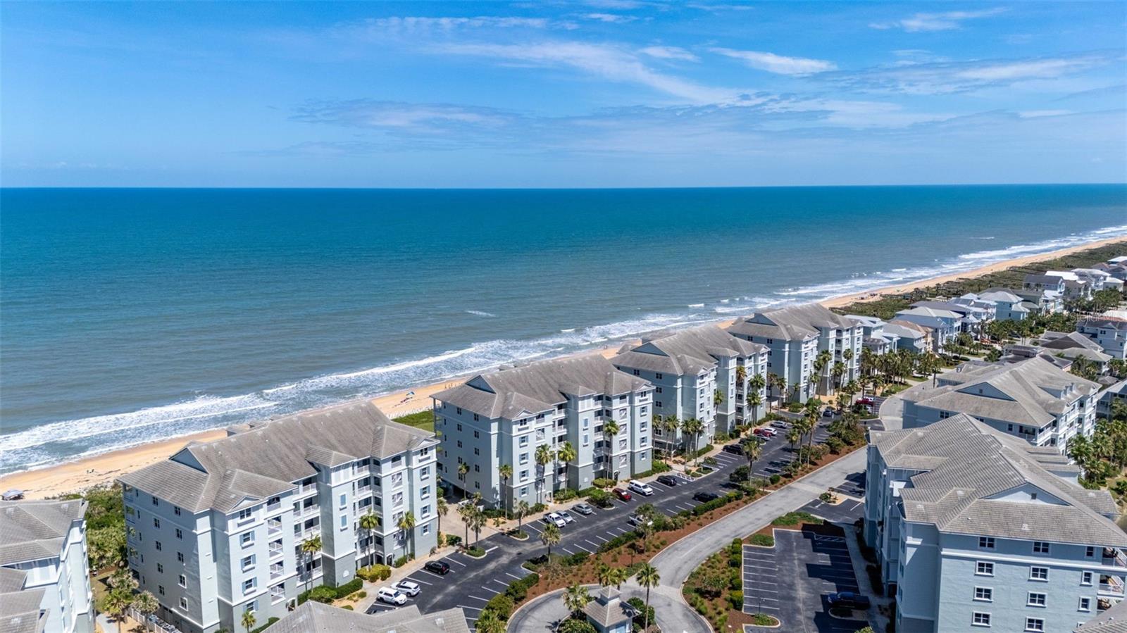 Oceanfront 3BR Condo at Cinnamon Beach - Turnkey & Rental-Ready Enjoy stunning ocean views from this beautifully furnished 3-bedroom, 2- bathroom condo in the gated Cinnamon Beach Resort in Palm Coast, Florida. Located on the third floor next to the elevator, this unit features an open layout, spacious balcony, large kitchen, in-unit laundry, and a light-filled primary suite with direct ocean views. Perfect as a vacation home or as an income- producing rental, this condo is turnkey and has a successful short-term rental history. Resort amenities include oceanfront and lakefront pools, fitness center, kid's splash pad, café, private beach boardwalks and 24-hour gated security Minutes from shopping, dining, trails, Bings Landing, and Flagler Beach — with easy access to St. Augustine and Daytona Beach and adjacent to the famous Hammock Beach Golf Resort and Spa.