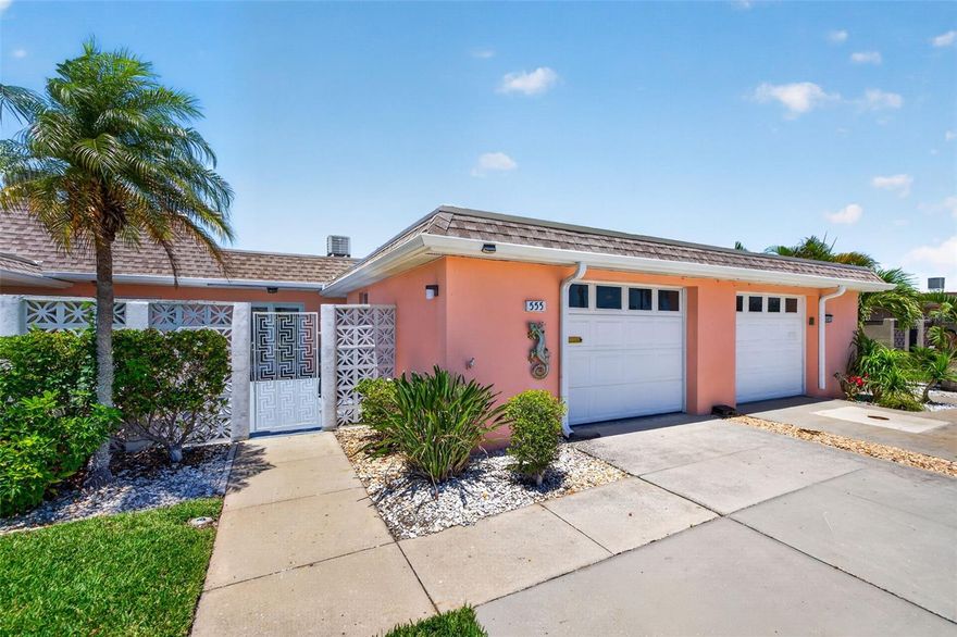 Priced to Sell! Welcome to this meticulously updated 2-bedroom, 2-bath villa in the highly sought-after 55+ waterfront boating community of Boca Ciega Point. Offering 1,765 sq. ft. including 260 sq. ft. remodeled sunroom under A/C. This beautifully renovated home combines luxury finishes with effortless Florida waterfront living.
The completely remodeled interior features upscale kitchen and bathroom renovations, elegant quartz countertops, luxury vinyl plank flooring throughout, raised ceilings, and designer finishes at every turn. The Chef's kitchen boasts of a large island, soft close drawers and cabinets and high end stainless steel appliances. The spacious primary suite includes a stunning walk-in shower with seamless glass doors, hotel grade rain shower with 8 jets and wand for a true spa-like retreat. Hurricane-rated thermal tinted windows in the Sun Room provide peace of mind and energy efficiency, while designer solar shades block up to 90% of UV rays.
Boating enthusiasts will appreciate the private outdoor dock complete with electricity, water, and a 12,000-pound boat lift for easy access to the Gulf waters.
Residents of Boca Ciega Point enjoy an exceptional maintenance-free lifestyle with resort-style amenities including heated and cooled swimming pools, Clubhouse, tennis and pickleball courts, shuffleboard, bocce ball, a professional exercise room, boating activities, and an active social calendar. The HOA includes 24-hour gated security, cable, internet, trash, water, sewer, flood insurance, building insurance, common area taxes, on-site management, and recreational facilities.
Experience luxury waterfront living at its finest in this move-in-ready villa located in one of St. Petersburg’s premier 55+ boating communities.