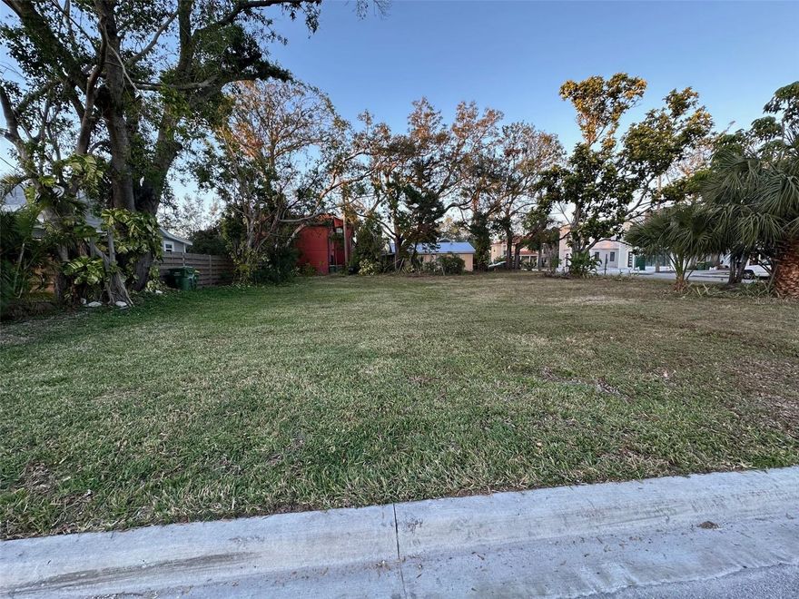 Build your dream home(s) on a corner lot in Historical Gillespie Park neighborhood. Zoned DTN (Downtown Neighborhood) this 100x100 Lot (Lots 22 and 24) offers two buildable lots – each lot is allowed a primary and accessory dwelling in DTN. Seller willing to sell lots individually (50x100) for $375,000 per lot. What’s allowed in DTN: Front setbacks – minimum 10’ – maximum 20’; Rear setbacks 15’ primary residence and 3’ accessory dwelling; Side Setbacks 0’ to 10’ combined; Minimum lot size of 3,630; Primary Home maximum 3 story and Accessory Unit maximum 2 story – to be verified with the city/builder. Deed of conveyance will contain restrictions as follows: maximum 2 story primary and accessory building, side lot setback of 5’ on lot closest to 1681 8th Street, and all windows on second level facing side lot of 1681 8th Street to be transom (higher) style windows. Gillespie Park, nestled within the Gillespie Park neighborhood, is a 10-acre park filled with grand oaks, sports courts, walking trails and a dedicated dog park. Gillespie Park is a short stroll to Sarasota’s vibrant downtown, the Rosemary District, 50-acre Bay Sarasota Park, Bayfront Park and Marina and numerous restaurants, art galleries, shops and theaters. Benefits to living here are the Sarasota Farmer’s Market every Saturday as well as free offerings at The Bay Sarasota, which include yoga, concerts, movie night, and other fun events just to name a few. You’re also minutes away to St. Armand’s Circle, Lido Beach, Ringling Museum, tennis courts at Payne Park, pickleball courts at Pompano via the Sarasota Legacy Bike Trail, which allows for an energetic and connected lifestyle. Seller is a licensed Realtor in New Hampshire.