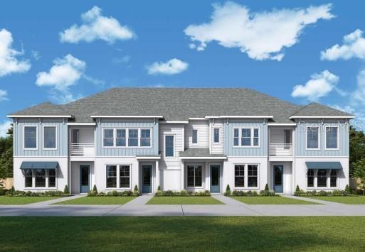 Under Construction. Fall in love with The Freshwater, a beautifully designed two-story townhome by David Weekley Homes, located in the heart of Emerald Landing at Waterside in Lakewood Ranch. With a stylish living space, this three-bedroom, two-and-a-half-bath home offers a perfect blend of comfort, elegance, and low-maintenance living. Enjoy your mornings or evenings in the charming front yard lounge space, where you can relax with a cup of coffee or glass of wine while taking in peaceful views of Spoonbill Lake. Inside, the open-concept main floor creates a natural flow between the family room, dining area, and designer kitchen—featuring quartz countertops, 42” cabinets, a gas cooktop, built-in oven and microwave, and a large island perfect for entertaining. Upstairs, your private owner’s retreat awaits with a spa-like en suite, super shower, dual vanities, and a walk-in closet that feels like its own room. Two additional bedrooms, a full guest bath, a flexible loft, and a laundry room complete the second level. Beautiful flooring, tile in all bathrooms, and impact-rated windows add both style and peace of mind. Enjoy resort-style amenities—a pool with lap lanes, clubhouse, pickleball courts, fire pits, dog park, and scenic walking trails. On Sundays, hop on the water taxi from the community dock and cruise to Waterside Place for brunch, shopping, or a sunset stroll. With lawn care included and top-rated Sarasota schools nearby, The Freshwater offers a lifestyle that feels like a permanent vacation.