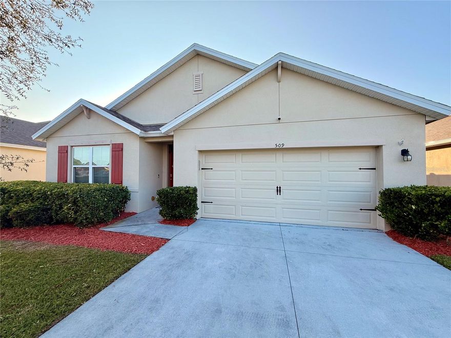 Welcome to this beautifully maintained 4-bedroom, 2-bathroom home located in the highly desired Forest Trace community in Titusville, Florida. Built in 2020, this property offers modern construction, solid concrete block exterior, and a split floor plan designed for comfort and functionality.

This spacious residence features 1,828 sq ft of heated living area and 2,300 total sq ft, providing an open-concept layout with a bright living room, a contemporary kitchen with stainless steel appliances, and a dining area perfect for gatherings. The master suite includes a walk-in closet and an en-suite bathroom for added privacy.

Situated on a 6,534 sq ft lot, the home includes a spacious backyard with vinyl fencing, ideal for outdoor entertainment, pets, or relaxing in your private outdoor space. Additional highlights include a 2-car garage, covered entry, and energy-efficient features throughout.

Forest Trace is a peaceful, well-kept community located near shopping, restaurants, schools, Kennedy Space Center, major highways, and just minutes from Florida’s beautiful east coast beaches.

This home is perfect for first-time buyers, families, or investors looking for a move-in-ready property in a growing area of Brevard County. Don’t miss the opportunity to make this beautiful home yours!