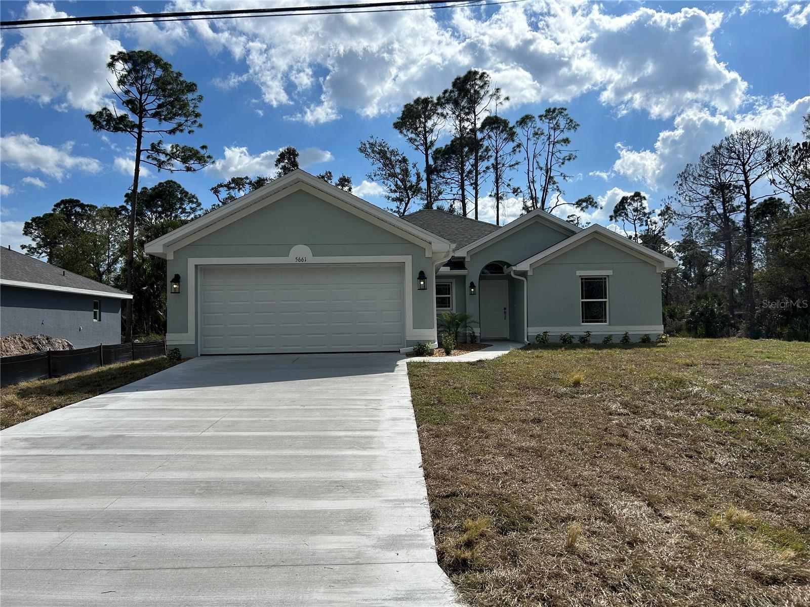 Under Construction. Wonderful new home with NO HOA or CDD fees! This home features 3 bedroom, a flex space and 2 full bathrooms. Open and airy with all the privacy of a split floorplan. The family room is bright and looks out to the backyard through a 6 door sliding door. Upgraded tile throughout the entire home except the bedrooms for easy cleaning. The kitchen boasts granite counters and stainless steel appliances. This homes comes with a one year workmanship warranty, two year systems warranty and a 10 year structural warranty. What a great place to call home!