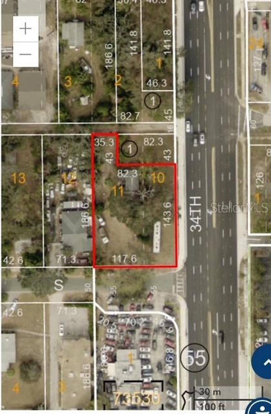 Prime Commercial Lot For Sale. Incredible Location. Don’t miss this rare opportunity to own a versatile commercial lot just 1 block from Interstate 275 and conveniently located off US Highway 19—offering maximum visibility and accessibility in a high-traffic area. Zoned CCS-1, this property offers flexible development potential with a wide range of permitted uses including:Up to 3 single-family homes or 6 townhomes, Mixed-use developments, Gas station, Microbrewery, Office space, Retail, Medical facilities, Outdoor sales and more. Whether you’re an investor, developer, or business owner, this property offers the ideal canvas for your next project. The strategic location near major highways makes it perfect for both local and commuter traffic. Endless potential in one of the area’s most sought-after corridors—schedule a showing or request more information today! There is a small home on site, but it's a tear down.