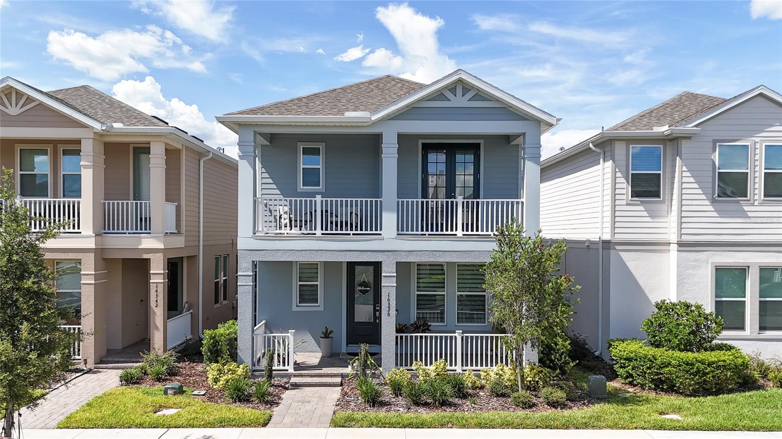 Welcome to this stunning modern single-family home located in the highly desirable Harvest at Ovation community in Horizon West! Built in 2024 and only 10 months old, this property offers the perfect combination of elegance, efficiency, and comfort.
This 3-bedroom, 2.5-bath home features a private office on the first floor and an additional half bath for convenience. Designed with high-end finishes and a modern minimalist style, the home boasts an open-concept layout with abundant natural light.
The gourmet kitchen showcases sleek cabinetry, premium energy-efficient appliances, gas supply, and a spacious island with quartz countertops — ideal for entertaining. The living room offers a cozy yet contemporary atmosphere with a custom-built entertainment center.
Enjoy outdoor living with a spacious rear patio perfect for gatherings and a large balcony with community views. Additional features include a two-car garage with extra storage space, energy-efficient construction to help lower utility costs, and smart upgrades throughout.
Located in the heart of Horizon West, this home provides easy access to top-rated schools, shopping, dining, and major highways. Don’t miss your chance to own this beautiful and move-in-ready home!