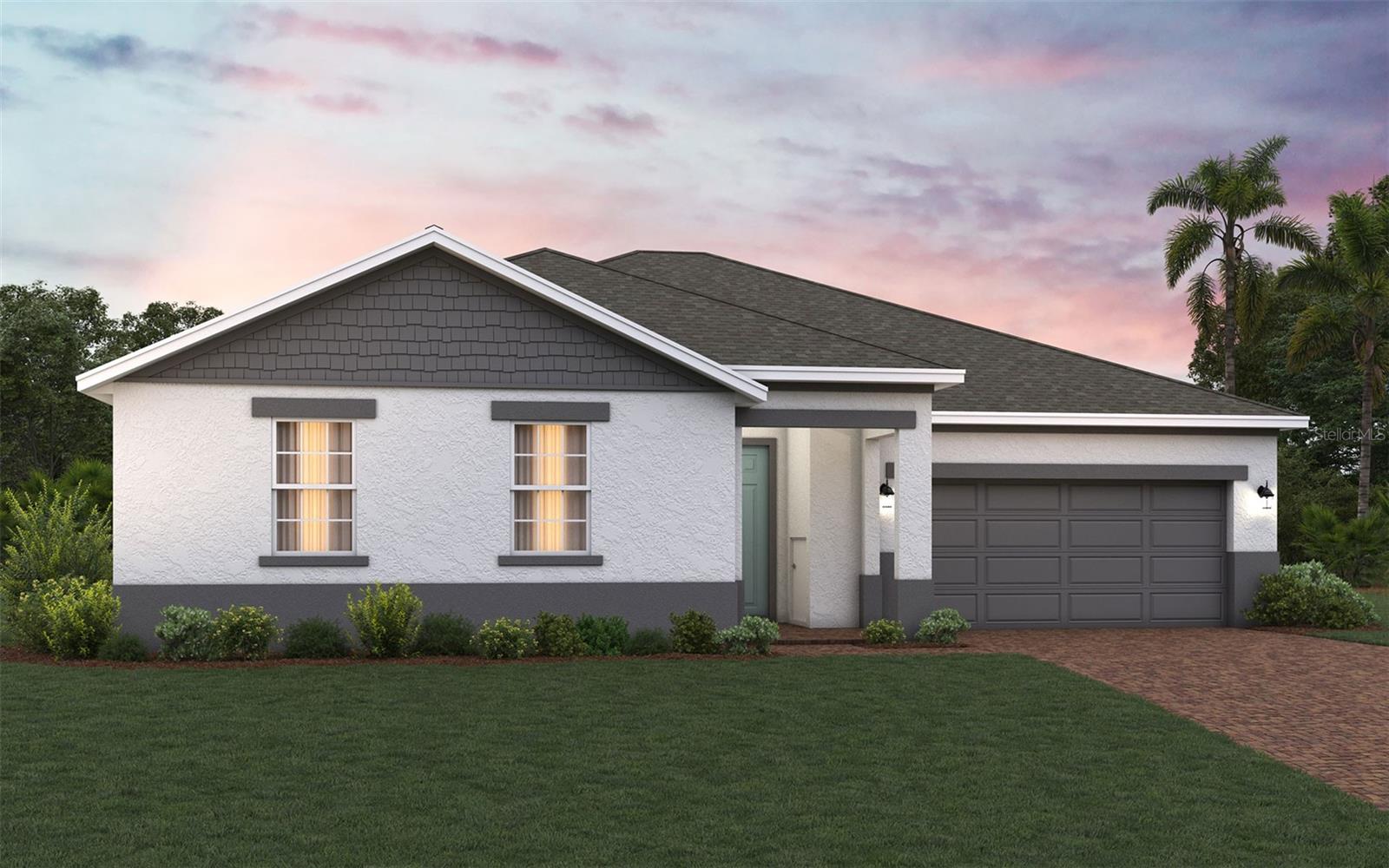 Under Construction. Discover the Bradlee – a spacious and flexible new home by Trinity Family Builders, available now in the premier community of Trinity Gardens in DeLand, Florida. This thoughtfully designed two-story floor plan offers four bedrooms, two-and-a-half bathrooms, and 2,207 square feet of open-concept living space—perfect for growing families or anyone looking for extra room to live, work, and relax. The Bradlee stands out with its expansive layout and smart design features. A large kitchen with a dedicated dining area anchors the main living space, flowing seamlessly into a generous great room ideal for entertaining or family gatherings. The covered entry provides charming curb appeal, while the covered lanai offers a private outdoor retreat for enjoying Florida’s beautiful weather year-round. Buyers can personalize their home with optional features including an extended covered lanai, a second primary bedroom, or a private mother-in-law suite—making this one of the most versatile floor plans available among new homes in DeLand. Set on spacious 60-foot homesites in Trinity Gardens, the Bradlee includes exclusive features from the Trinity Triple Advantage: The Trinity Package Place with secure outdoor storage and a keypad delivery door, the Trinity Luxury Retreat primary shower suite for spa-like relaxation, and a range of energy-efficient upgrades including R-38 attic insulation, a minimum 16 SEER HVAC system, and MI® high-performance vinyl windows. These energy-saving features help reduce utility costs and increase home comfort, making the Bradlee a smart choice for buyers seeking energy-efficient homes in Florida.