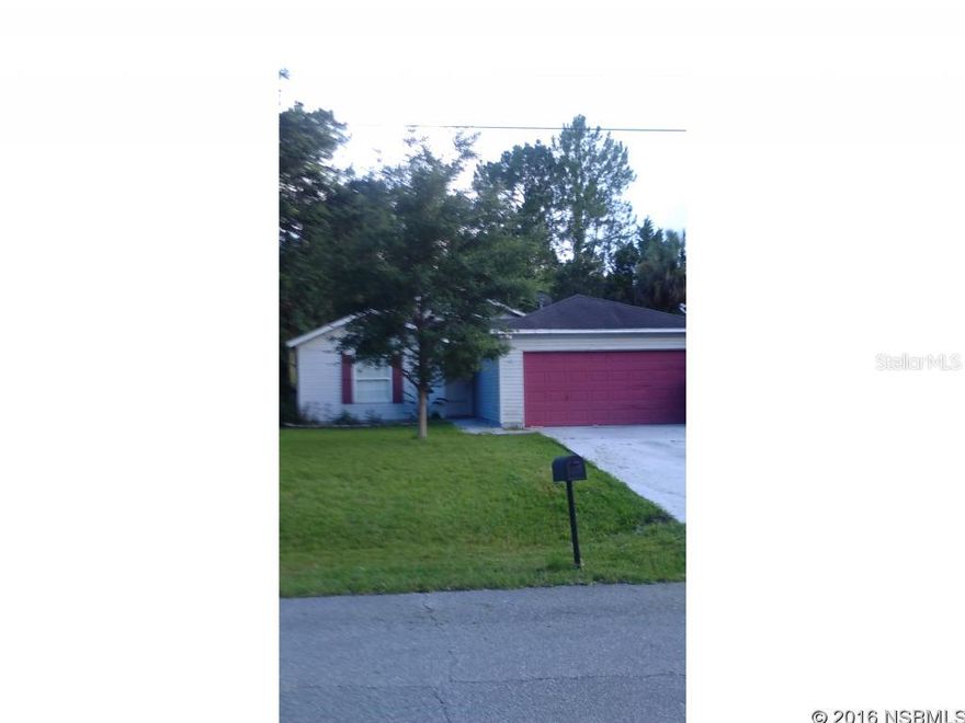 Under contract taking backups. JUST REDUCED!  Attention  Investors! Here is an affordable home in Palm Coast FL! FIXER UPPER. Great Rental Property. FHA 203-K Rehab loan,Cash or Conventional only! ;Water: City