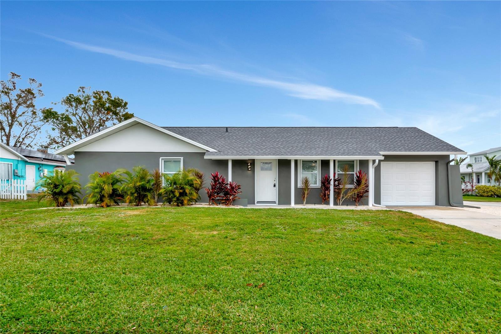 One or more photo(s) has been virtually staged. Where charm meets tranquility welcome home!
This beautiful 3-bedroom, 2-bath, 1-car garage home has been completely updated and thoughtfully designed to provide the ultimate Florida lifestyle. This home boasts numerous unique features!
Starting with Luxury Ceramic Wood Plank flooring throughout the home and upgraded ceramic tile in the bathrooms. Next up, the kitchen, a chef's dream, featuring quartz countertops, ample counter space, shaker cabinets, and new stainless steel appliances. A design feature to highlight in the kitchen is the custom Terraneo backsplash that adds a touch of luxury. The eat-in kitchen and dining areas are open and spacious leading into the family room. The large family room is great for entertaining and has an upgraded accent wall that adds charm to enhance the home's design.
The spacious master bedroom includes a walk-in custom-built closet, with barn doors leading to the ensuite master bathroom with a walk-in shower. All bedrooms have custom-built closets, and the pantry features custom built-in shelves. The home also includes a new roof (2022), a new electrical panel (2021), and new impact windows and sliding glass doors. The sliding glass doors are upgraded with integral blinds.
Situated on an oversized corner lot, this home offers plenty of room to park your boat, jet skis, RV, or even build your dream pool. It is conveniently located close to Warner's Bayou Boat Launch, Anna Maria Island, and the Gulf Beaches, as well as hospitals, restaurants, and shopping. Explore Robinson Preserve with over 600 acres of estuary, walk or run on miles nature trails, kayak and paddleboard along the water path out to the Tampa Bay and watch the sunsets.
With no HOA, rental restrictions, or deed restrictions, this home is perfect for your forever home, Airbnb, or seasonal rental.
Top-rated schools are also nearby. Come see and enjoy this amazing home. Schedule a private showing today!
*NOTE* NO FLOODING OR DAMAGE BY HURRICANE DEBBY, HELENE, OR MILTON SURVIVED 3 MAJOR HURRICANES!