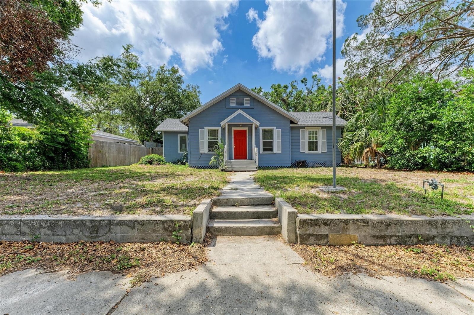 WELCOME TO HISTORIC BRADENTON! This charming home is located within historical White Bear Park just west of Downtown Bradenton. In addition to being nestled in a historic area of Bradenton, you are less than 10 miles to the blue Gulf of Mexico waters and the sugar sand of Bradenton, Holmes, Coquina, and Longboat Key beaches. Enter the home directly into the living room and quickly capture the character filled features of a bungalow style Florida gem. There are three bedrooms, a den, and two full bathrooms. Create a study, office, or media room in the den located just off the dining room. The master bathroom has an antique clawfoot tub and the 2nd bathroom has been remodeled with many upgrades. New roof (2022) The stove and the tankless hot water heater both utilize gas. The hardwood floors were refinished in 2023. The extra height (approx. 10ft) in the ceilings add to the spacious charm of this quaint home. The enclosed (under air) back porch is where the washer and dryer are located. Recent upgrades have new flooring, cabinets, and countertops added to make this a great laundry/mudroom. A very spacious workshop with electricity is situated in the southeast corner of the lot, which leads out to your private parking spaces. This is a large "thru-lot" (63x126) that has access to the front and rear. Schedule a showing today and make this your new home or rental property.