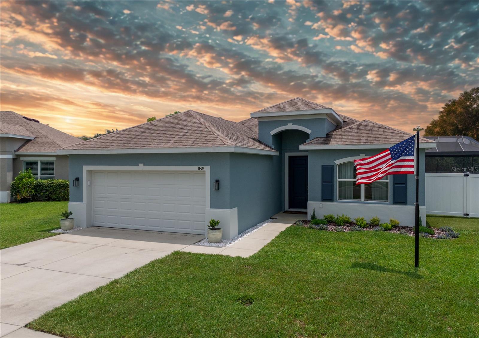 Not all backyards are created equal—this one is in a league of its own. Set against a private conservation backdrop, this Highlands of Hudson retreat features a heated saltwater pool and panoramic screen enclosure with an unobstructed view that peaks  into bonus conservation land beyond the lot —perfect for private recreational activities , play, or simply soaking up unmatched privacy.  
Built in 2017, the home blends luxury with peace of mind. Outside, a turf-covered entertainment area offers a safe and versatile space for the young ones, pets, or gatherings. Inside, tray ceilings crown the primary suite, a chef’s kitchen gleams with quartz countertops, and a built-in fireplace anchors the living area, triple sliding doors that open to the outdoors.
Preparedness and efficiency are built in: a Guardian Generac 22kW generator, Lennox AC (2020), fresh exterior paint (2023), expanded water heater, plus thoughtful upgrades like a pool gate and enhanced fans.
Located on a .21-acre lot in a secure gated community, HOA dues of just $157/month cover cable, internet, and trash—with no CDD.
This isn’t just a home—it’s a private sanctuary designed for comfort, security, and lasting enjoyment.
Opportunities like this don’t linger. The only question is: will that panoramic view be yours, or will someone else claim it first?